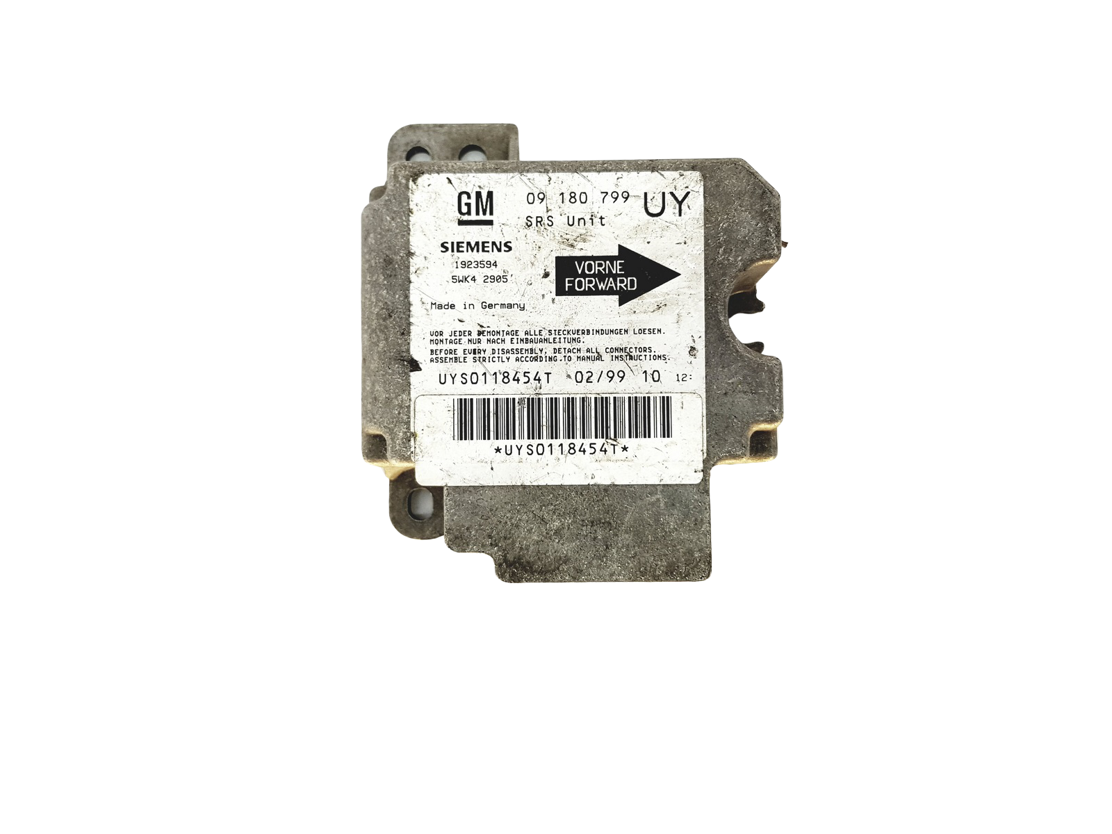 Steuergerät 09180799 5WK42905 Opel Siemens 23156 main product photo