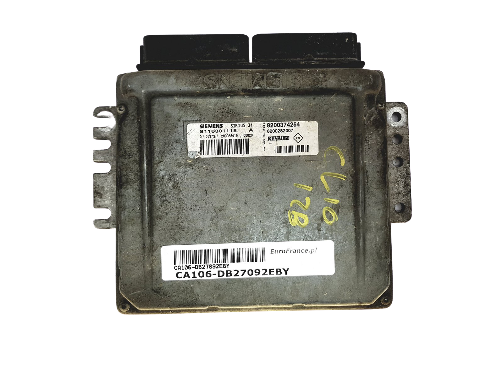 Steuergerät S118301118A 8200374254 8200282007 Renault Siemens 27092 main product photo