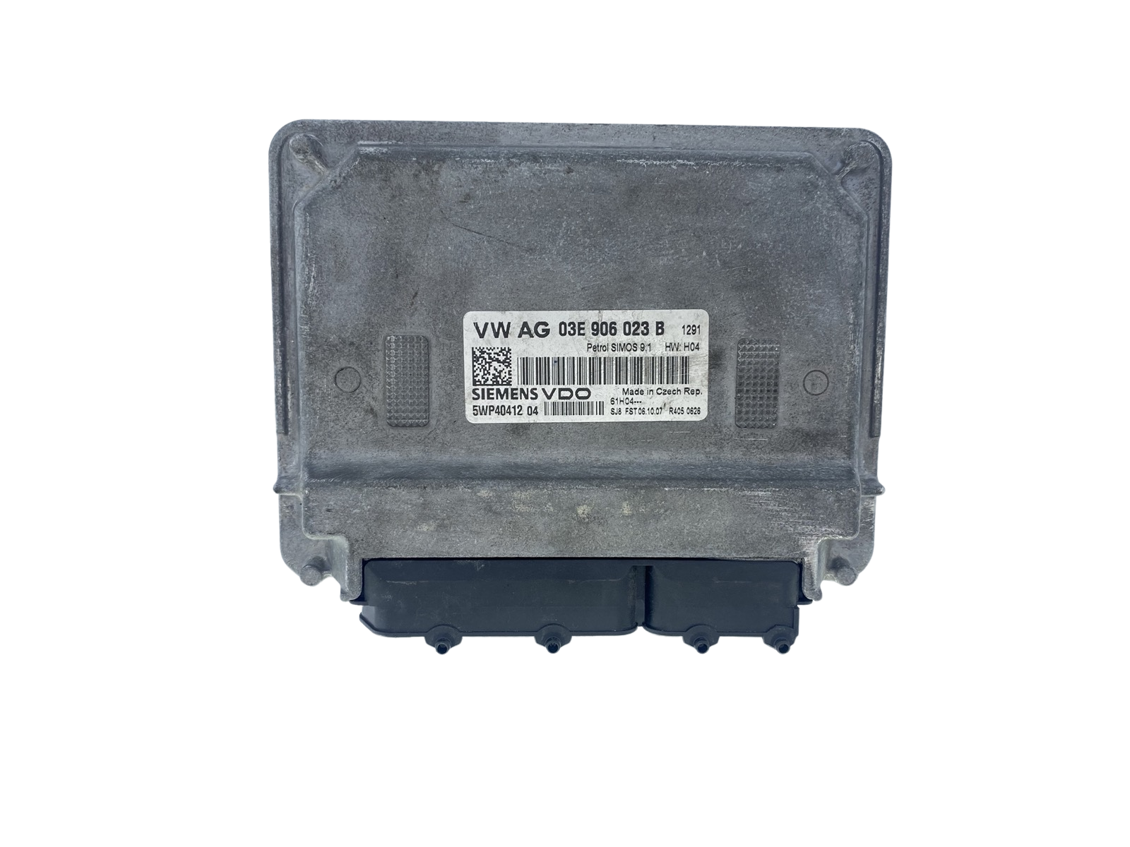 Steuergerät 03E906023B 5WP40412 04 VW SKODA Siemens 50713 main product photo