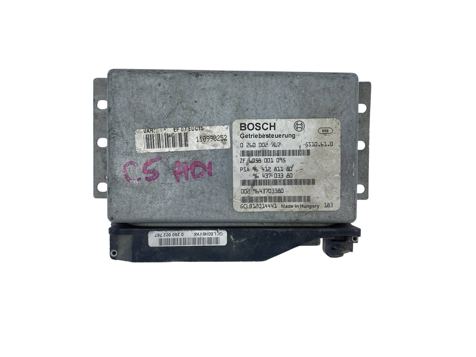 Steuergerät PSA 0260002767 9641281180 Bosch 55274 main product photo