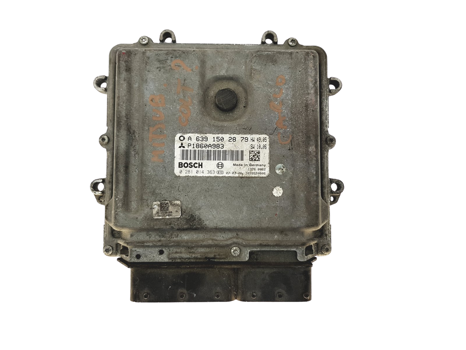 Steuergerät 0281014363 A6391502879 P1860A983 Mitsubishi Bosch 27493 main product photo