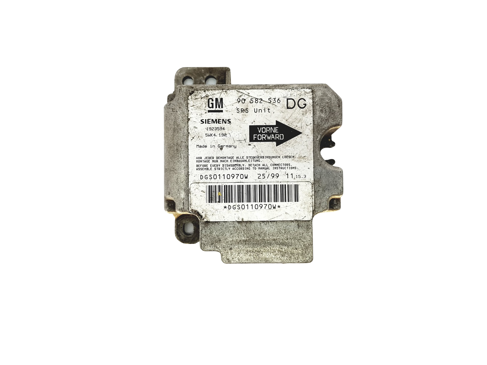 Steuergerät 90582536 5WK4190 Opel Siemens main product photo