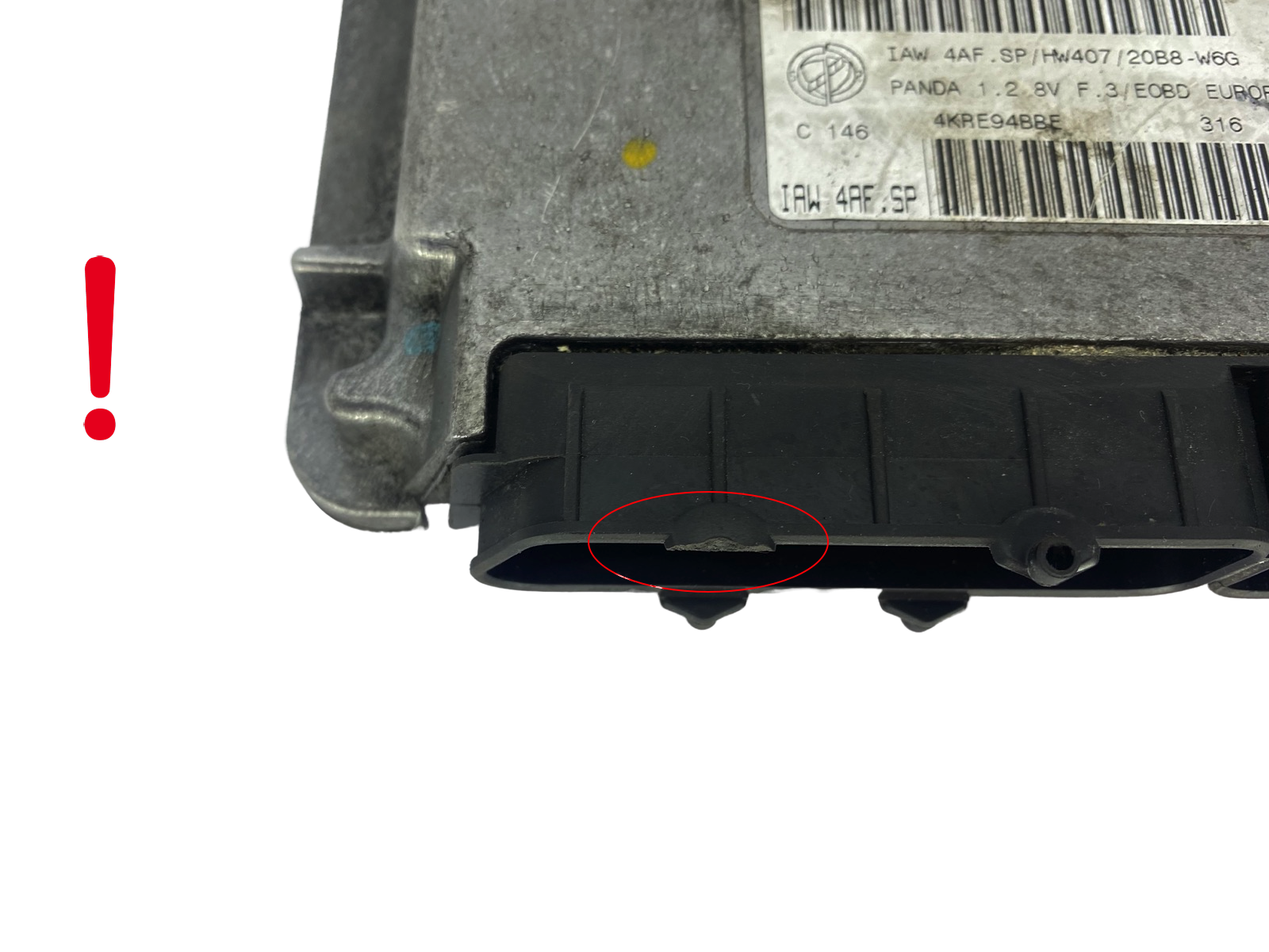 Steuergerät Fiat 55196261 IAW4AF.SP 61601.124.01 Magneti Marelli 49313 main product photo