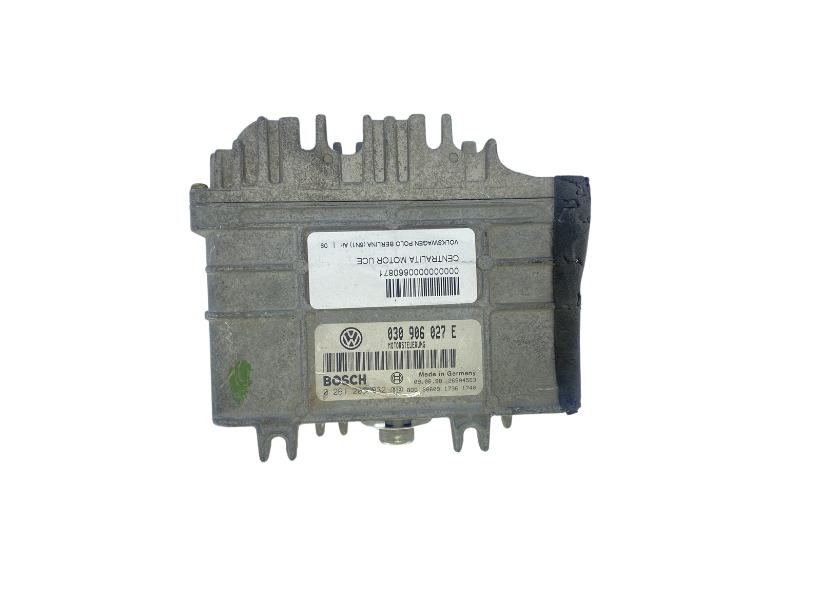 Steuergerät VW 030906027E 0261203932 Bosch 60285 main product photo