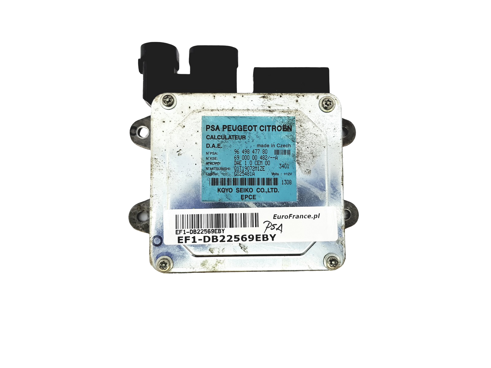 Steuergerät 9649847780 6900000482 Q1T19072M1ZE KOYO PSA 22569 main product photo