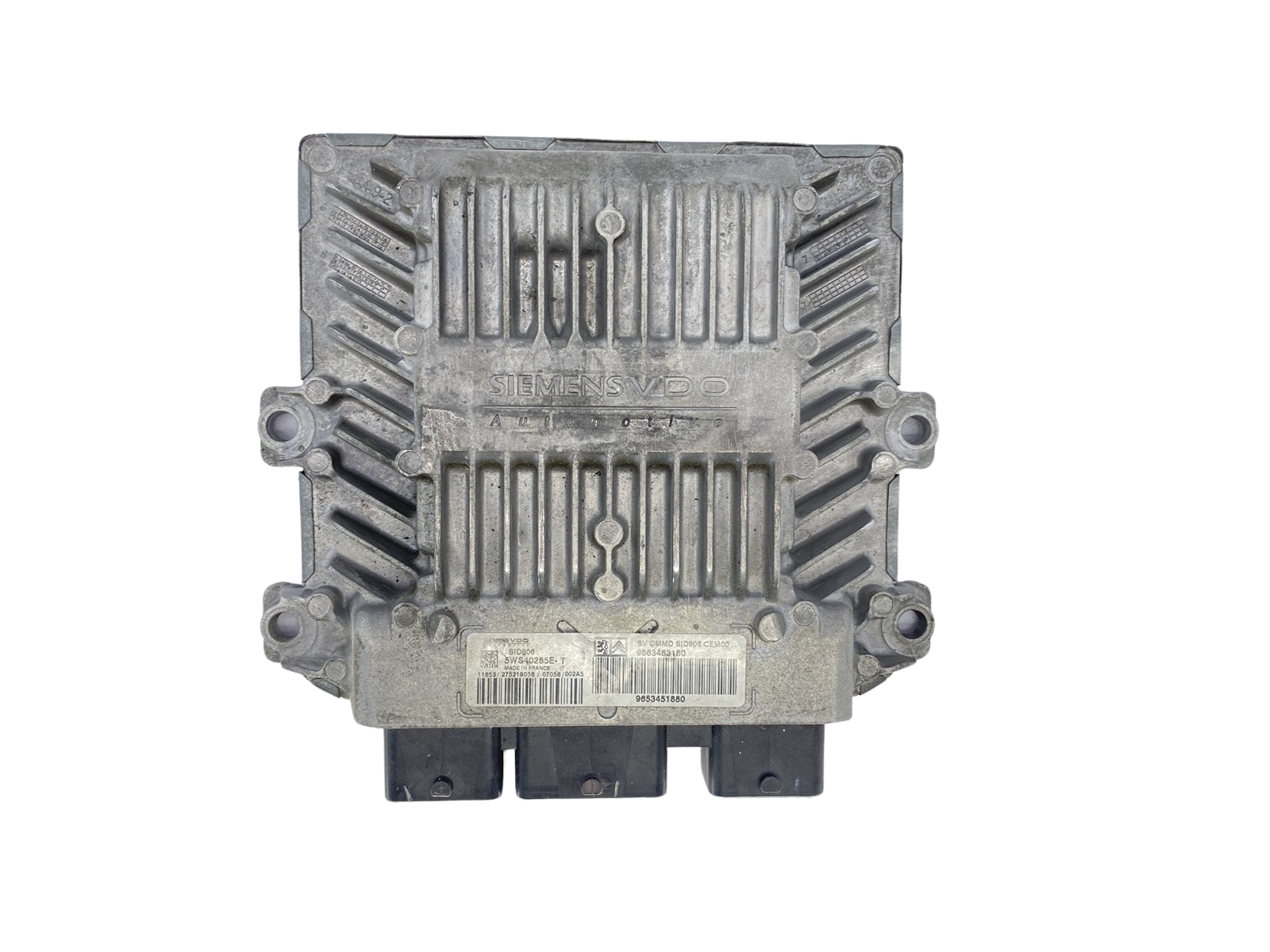 Steuergerät 9663483180 9653451880 5WS40285E-T SID806 PSA Siemens 58199 main product photo