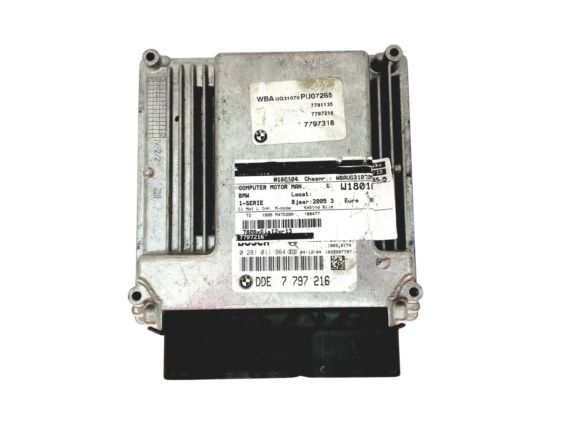 Steuergerät 0281011964 7797216 BMW Bosch main product photo
