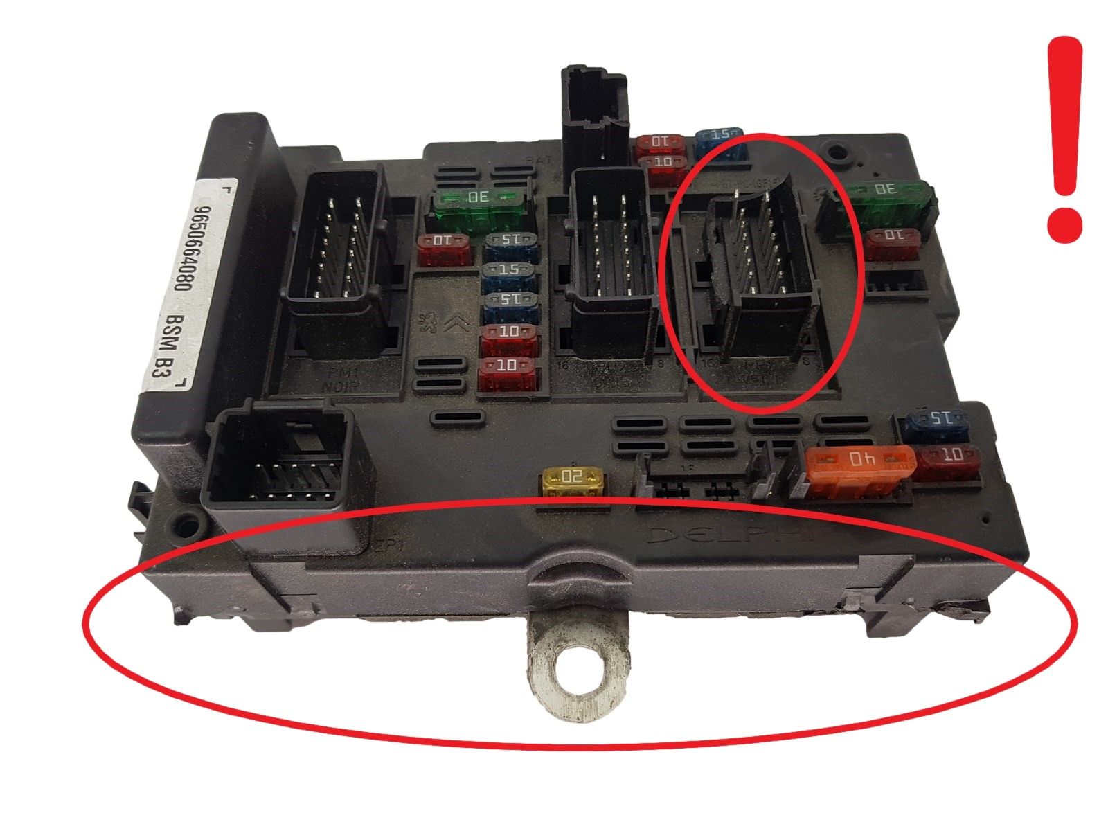 Steuergerät BSM B3 9650664080 PSA Delphi 19197 main product photo