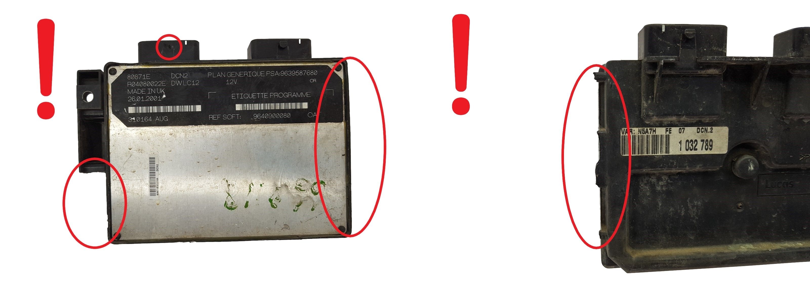 Steuergerät 9639587680 9640900080 R04080022E PSA Lucas 3660 main product photo