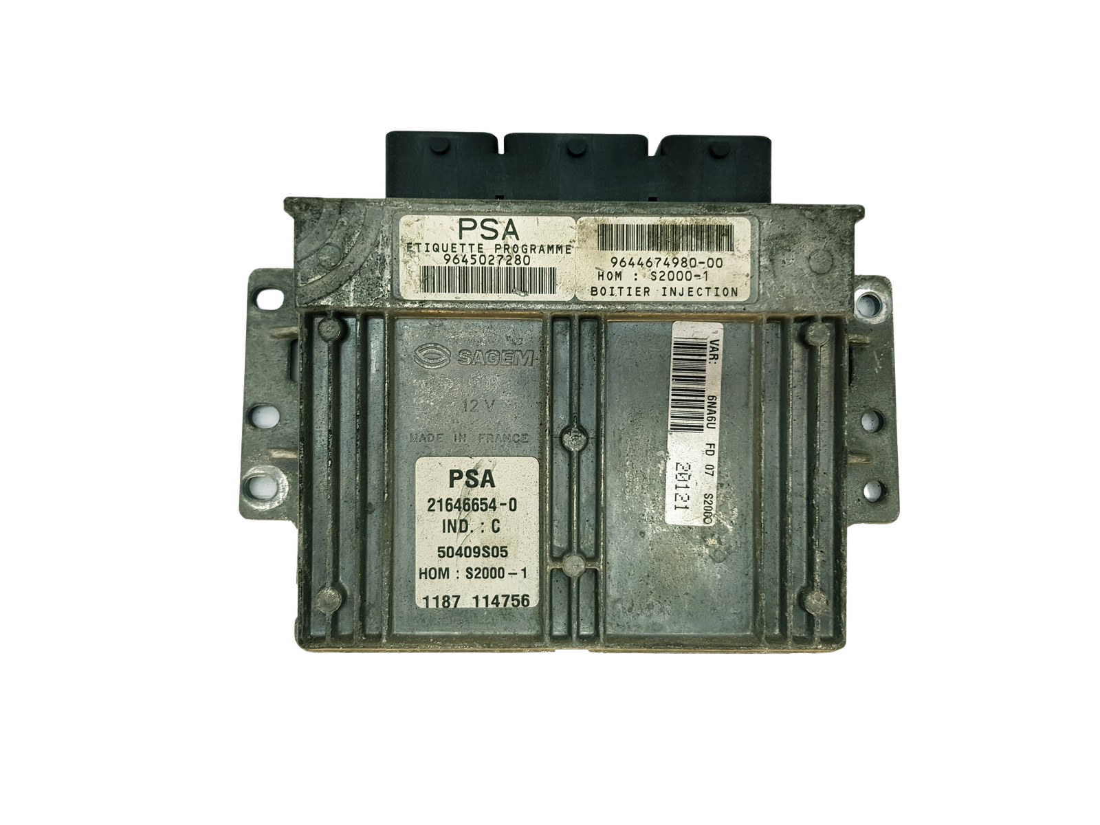 Steuergerät 9645027280 9644674980 21646654-0 PSA Sagem 32767 main product photo