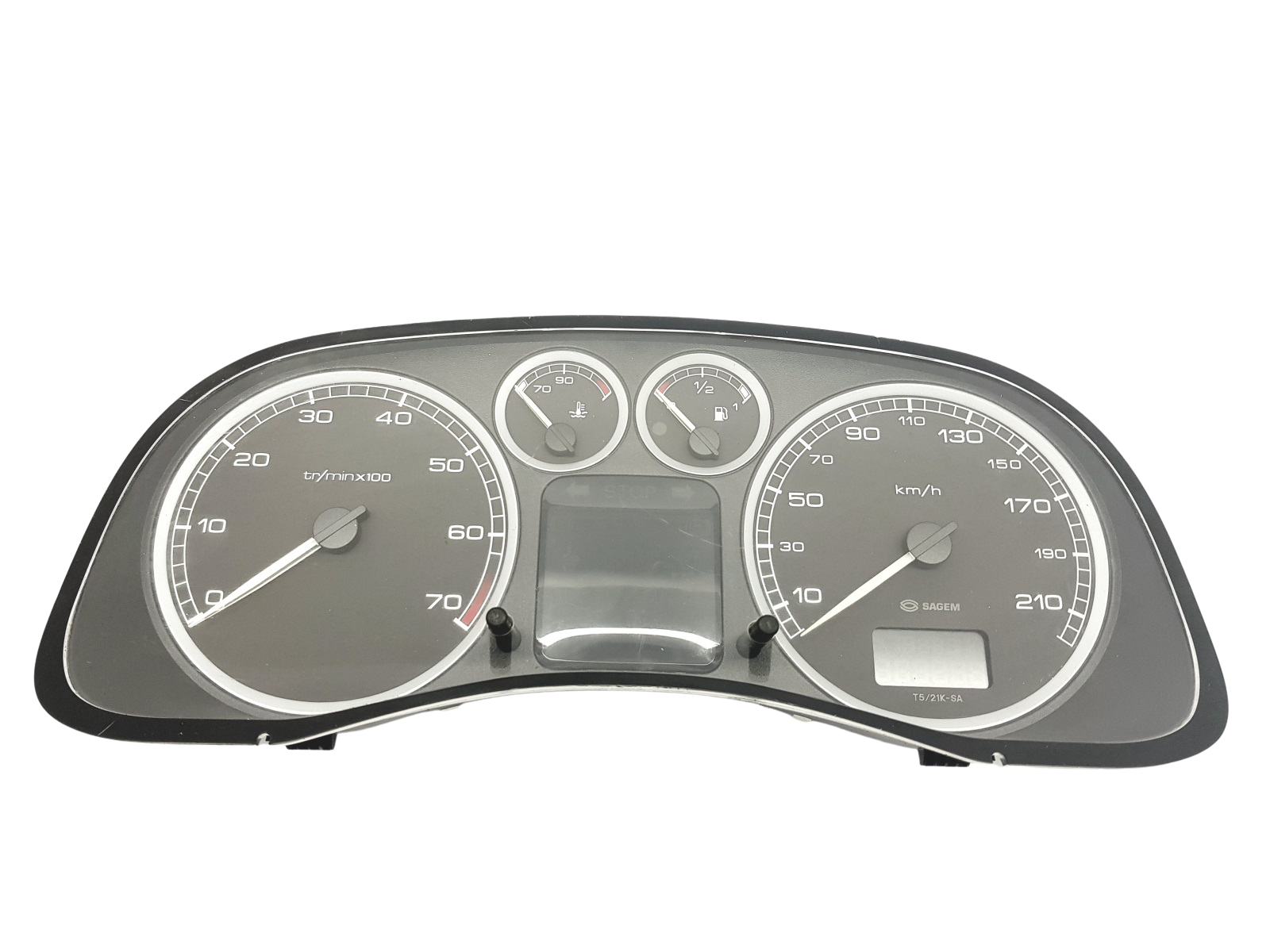 Tacho Kombiinstrument Peugeot 307 9645768480 E 01 43677 main product photo