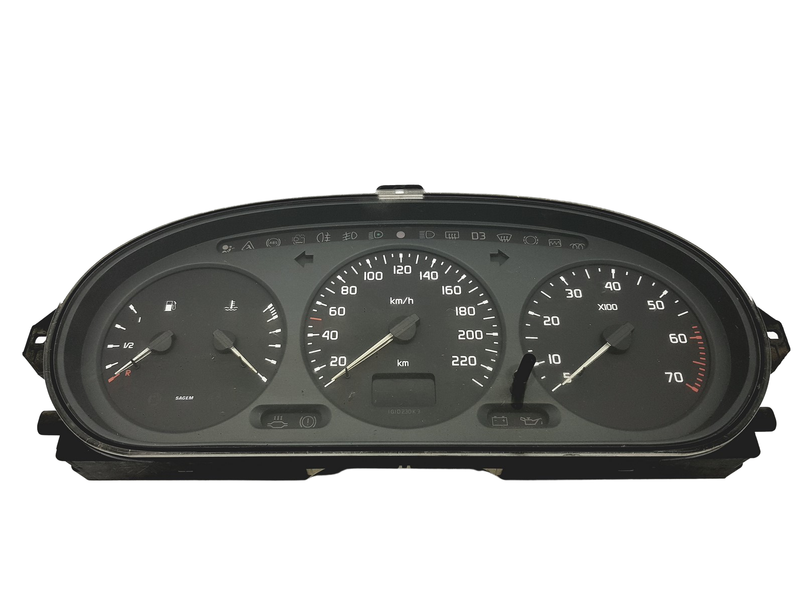 Tacho Kombiinstrument Renault Megane 1 Scenic 1 21578161-2 40794 main product photo