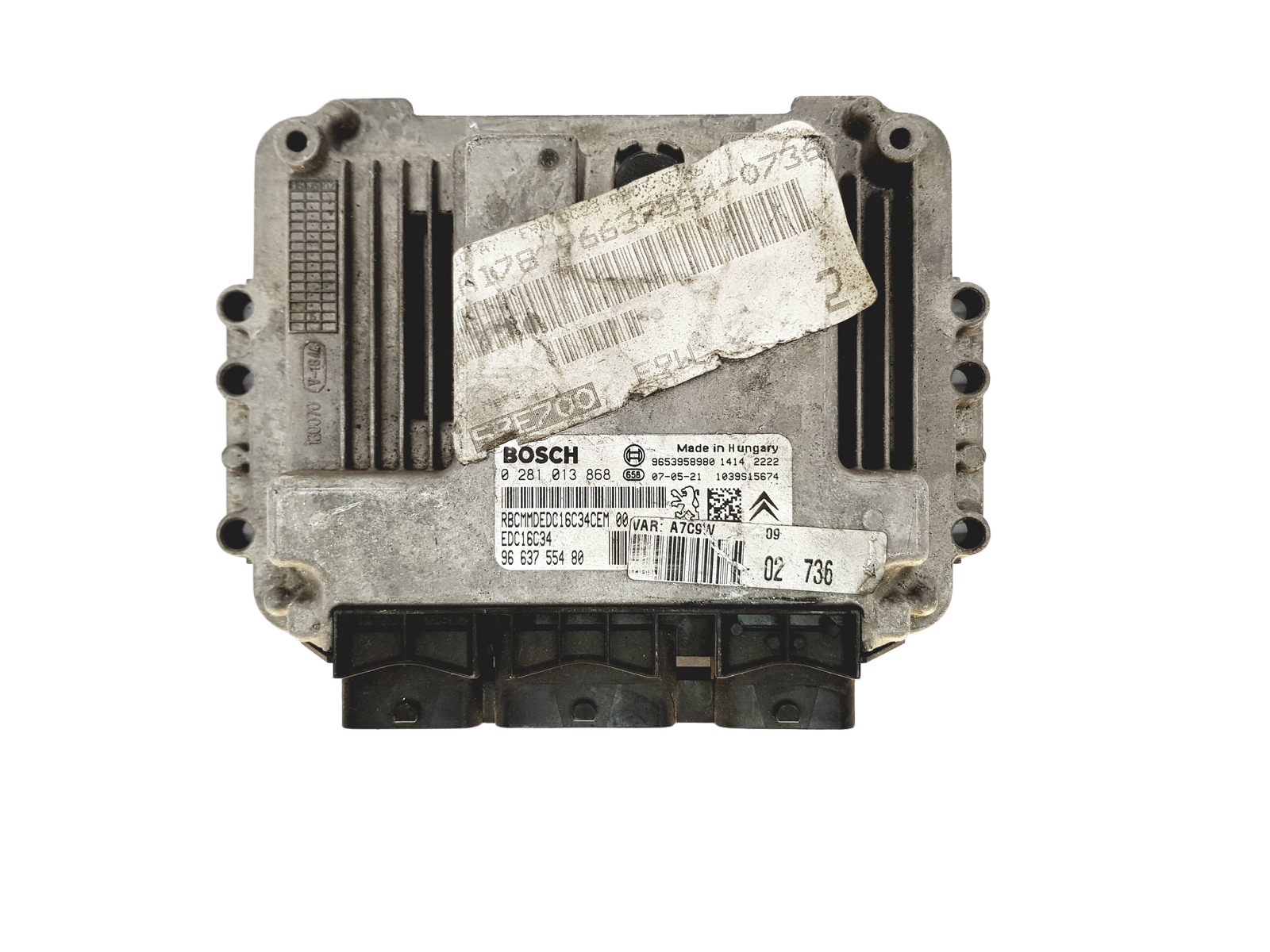 Steuergerät 0281013868 9663755480 9653958980 PSA Bosch 26499 main product photo