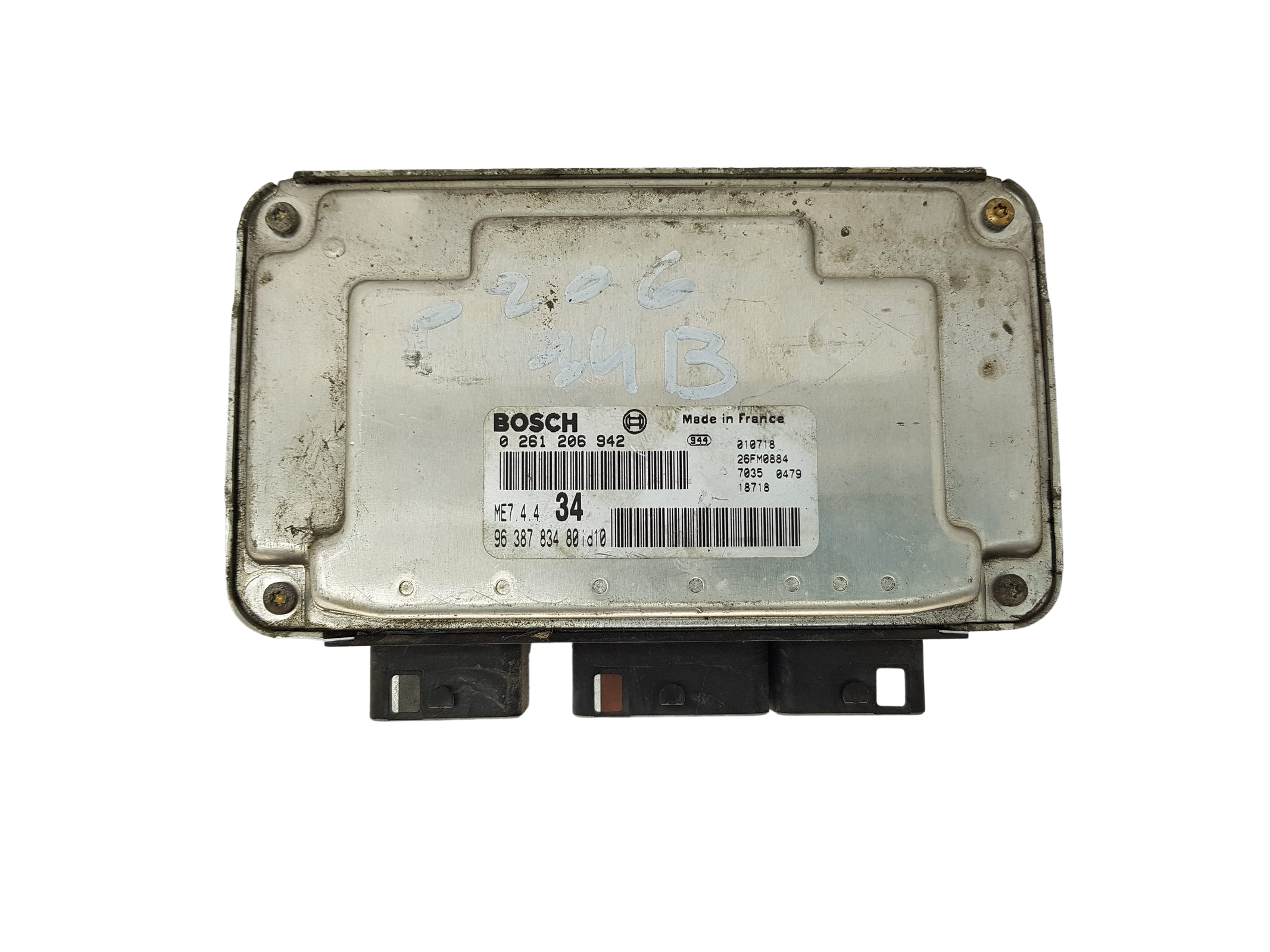 Steuergerät 0261206942 9638783480id10 26FM0884 PSA Bosch 16097 main product photo