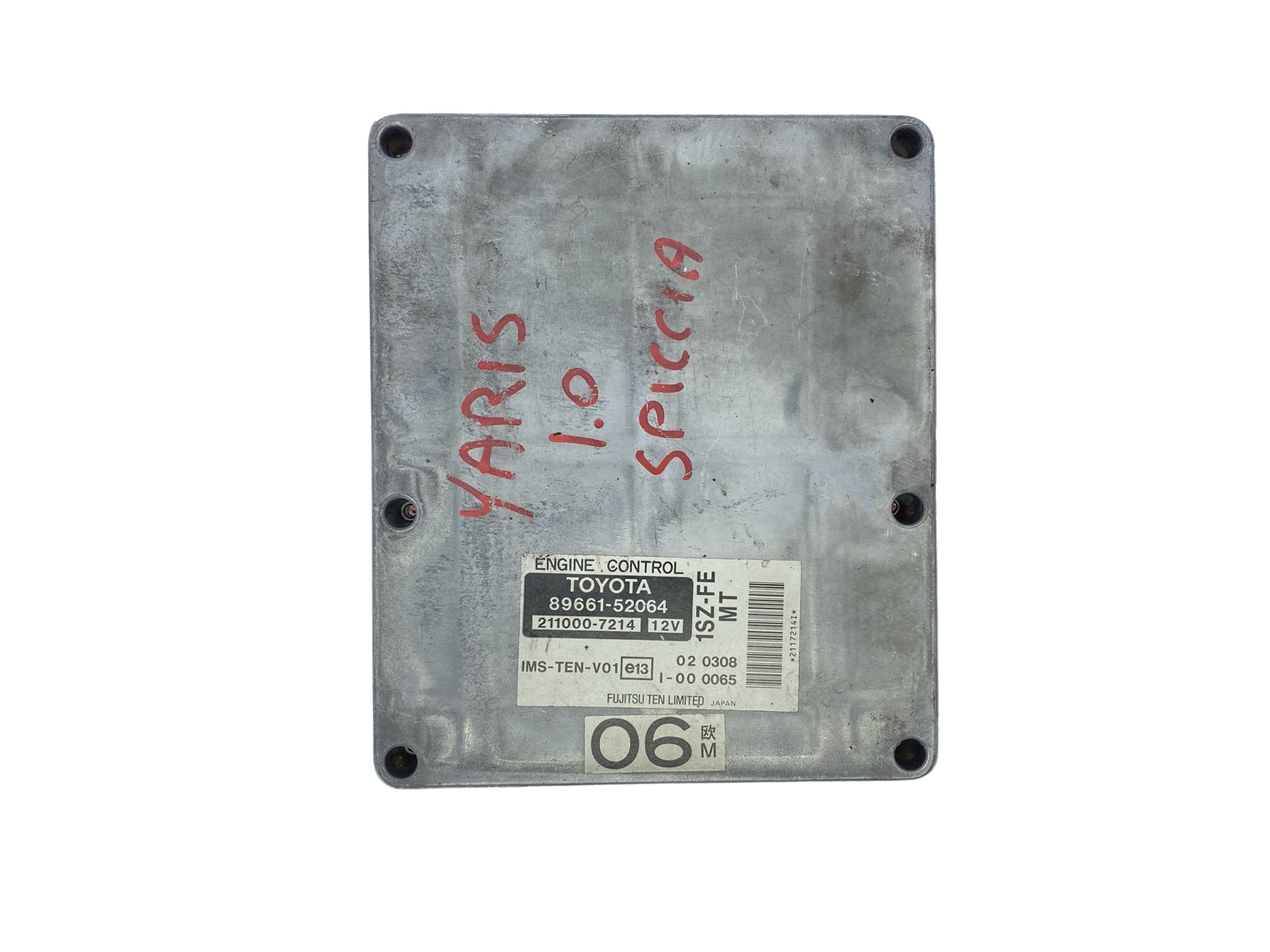Steuergerät 89661-52064 211000-7214 Toyota Fujitsu 54146 main product photo