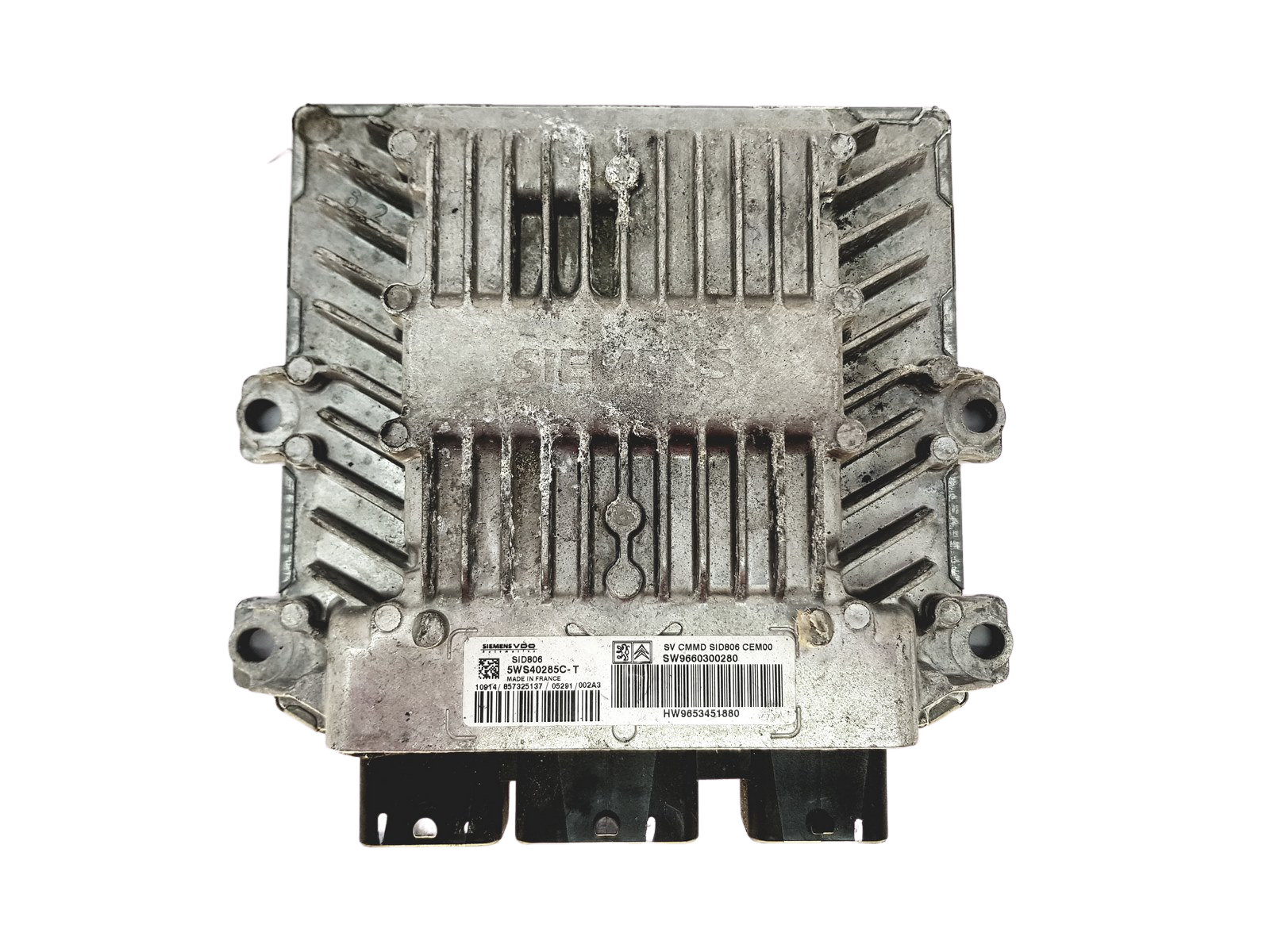 Steuergerät 9660300280 9653451880 5WS40285C-T PSA Siemens 27932 main product photo