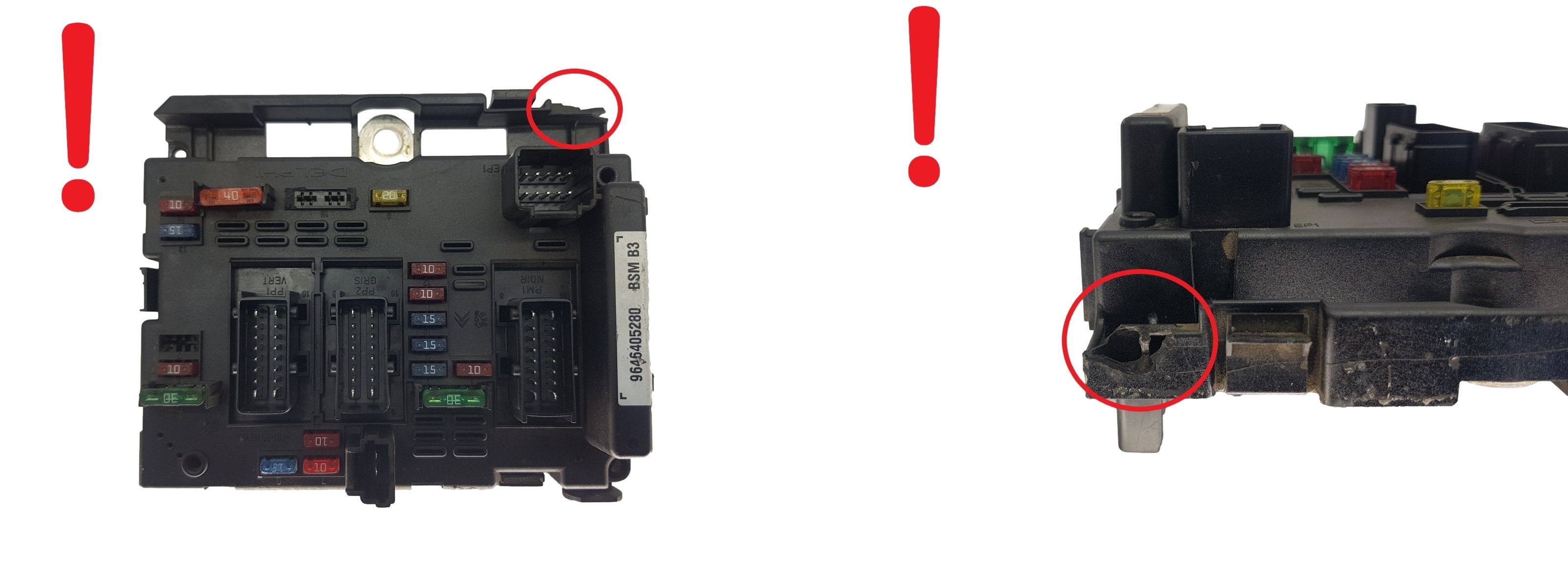 Steuergerät BSM B3 9646405280 PSA Delphi 2030 main product photo