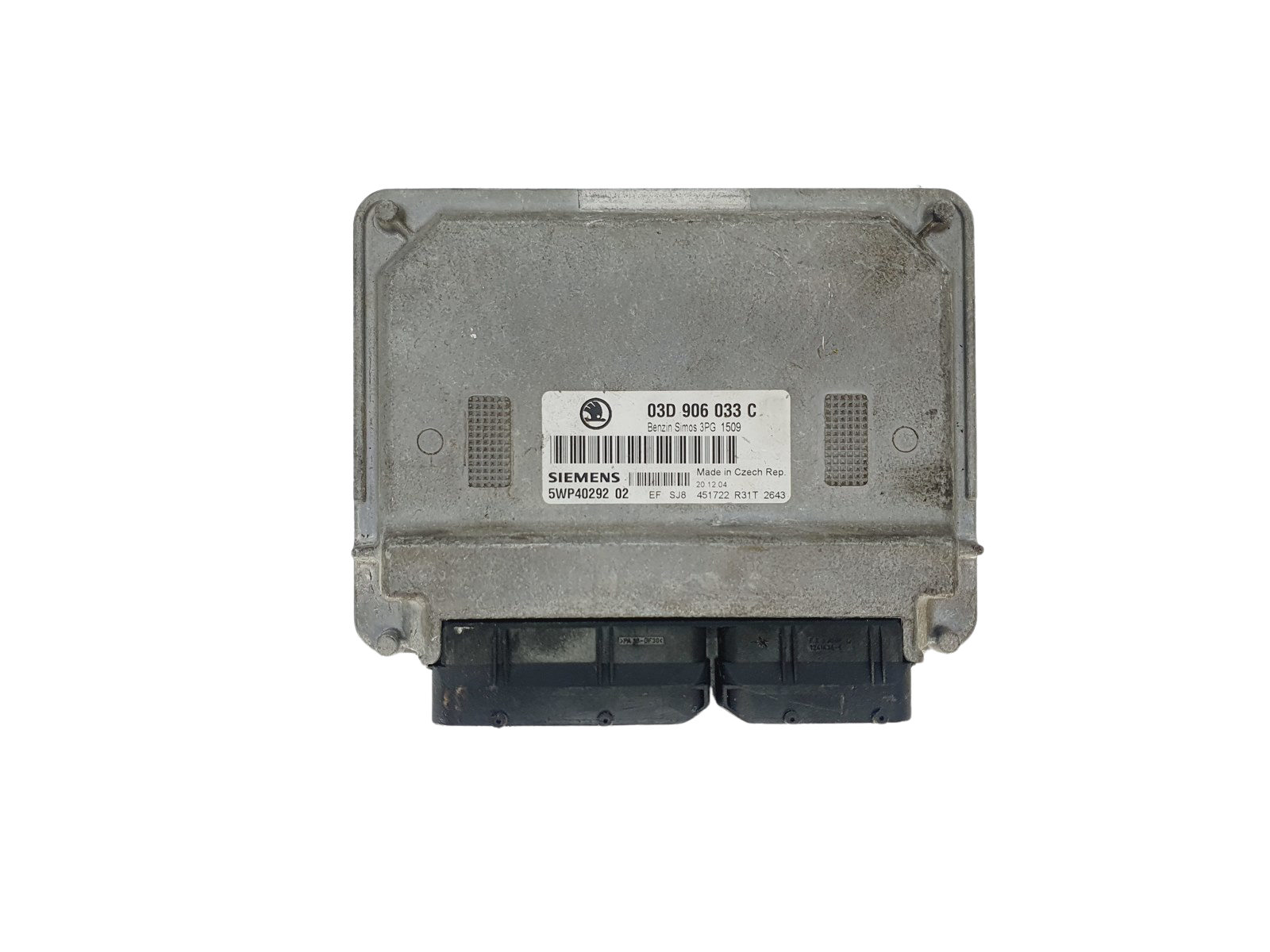Steuergerät 03D906033C 5WP40292 02 Skoda Siemens 44972 main product photo