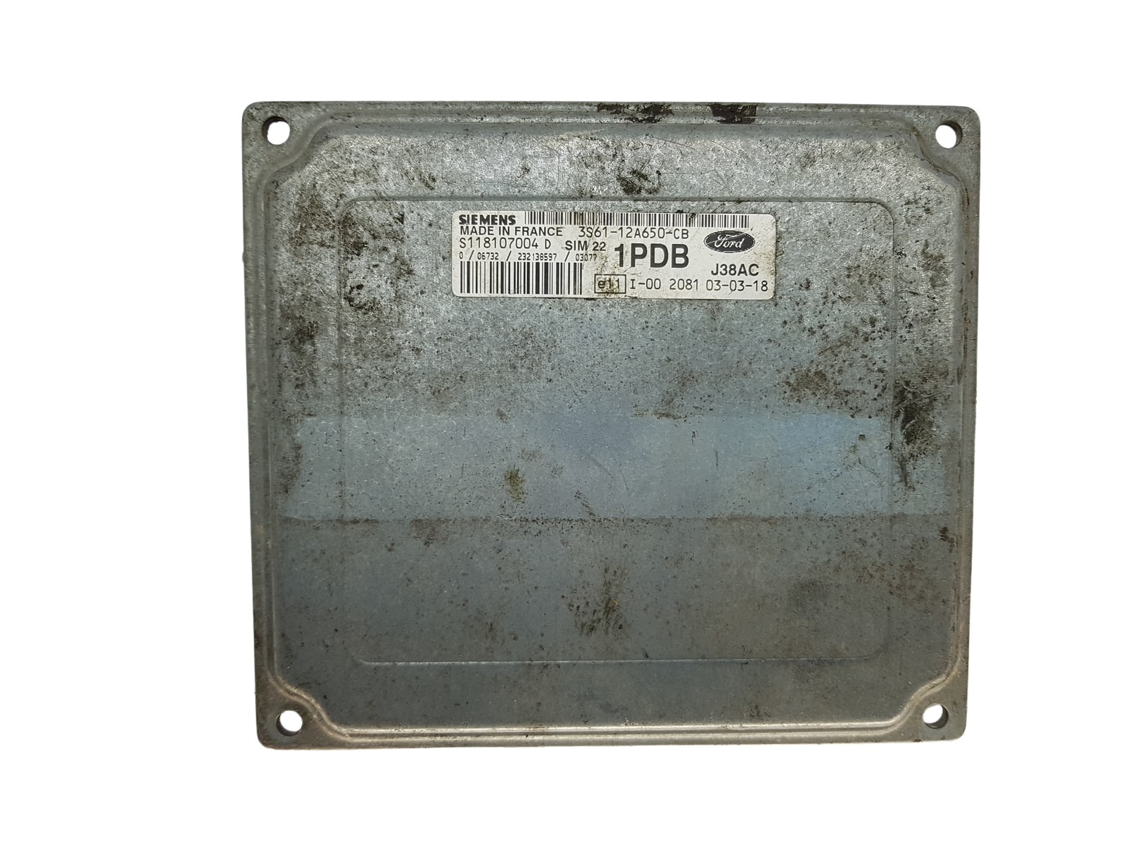 Steuergerät S118107004D 3S61-12A650-CB Ford Siemens 14690 main product photo