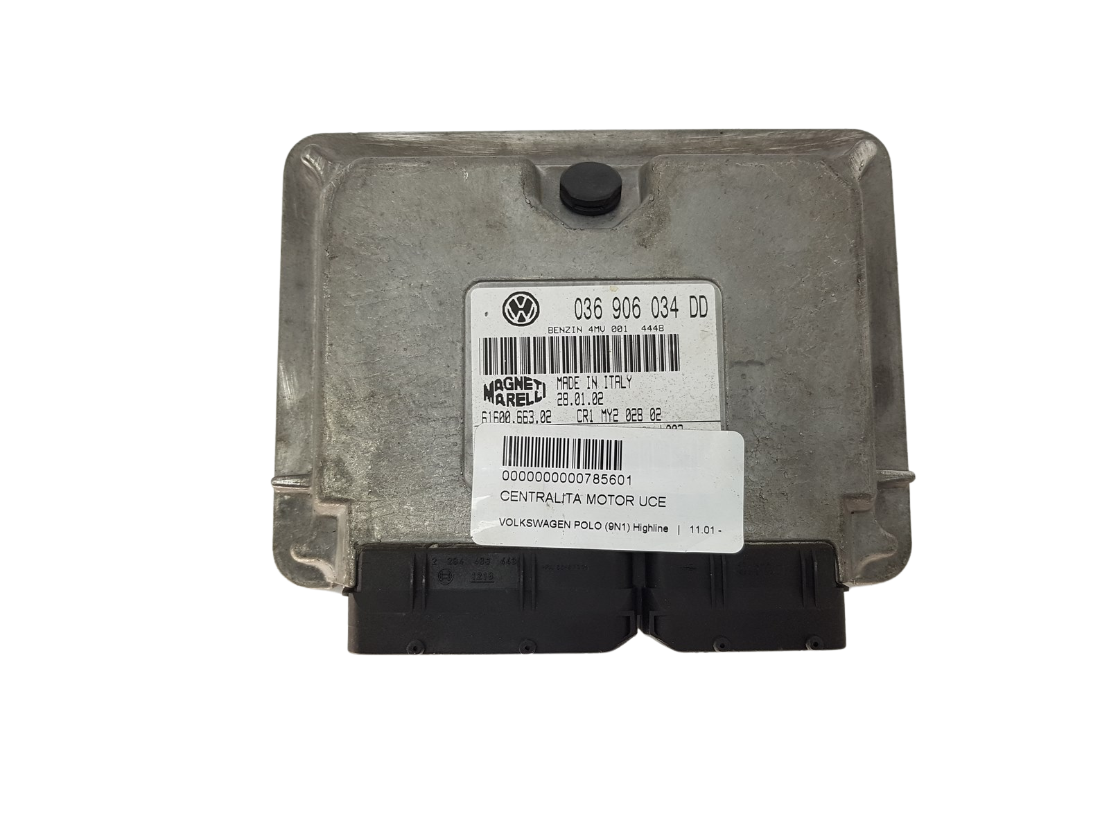 Steuergerät 036906034DD IAW4MV.DD 61600.663.02 VW Magneti Marelli 3730 main product photo