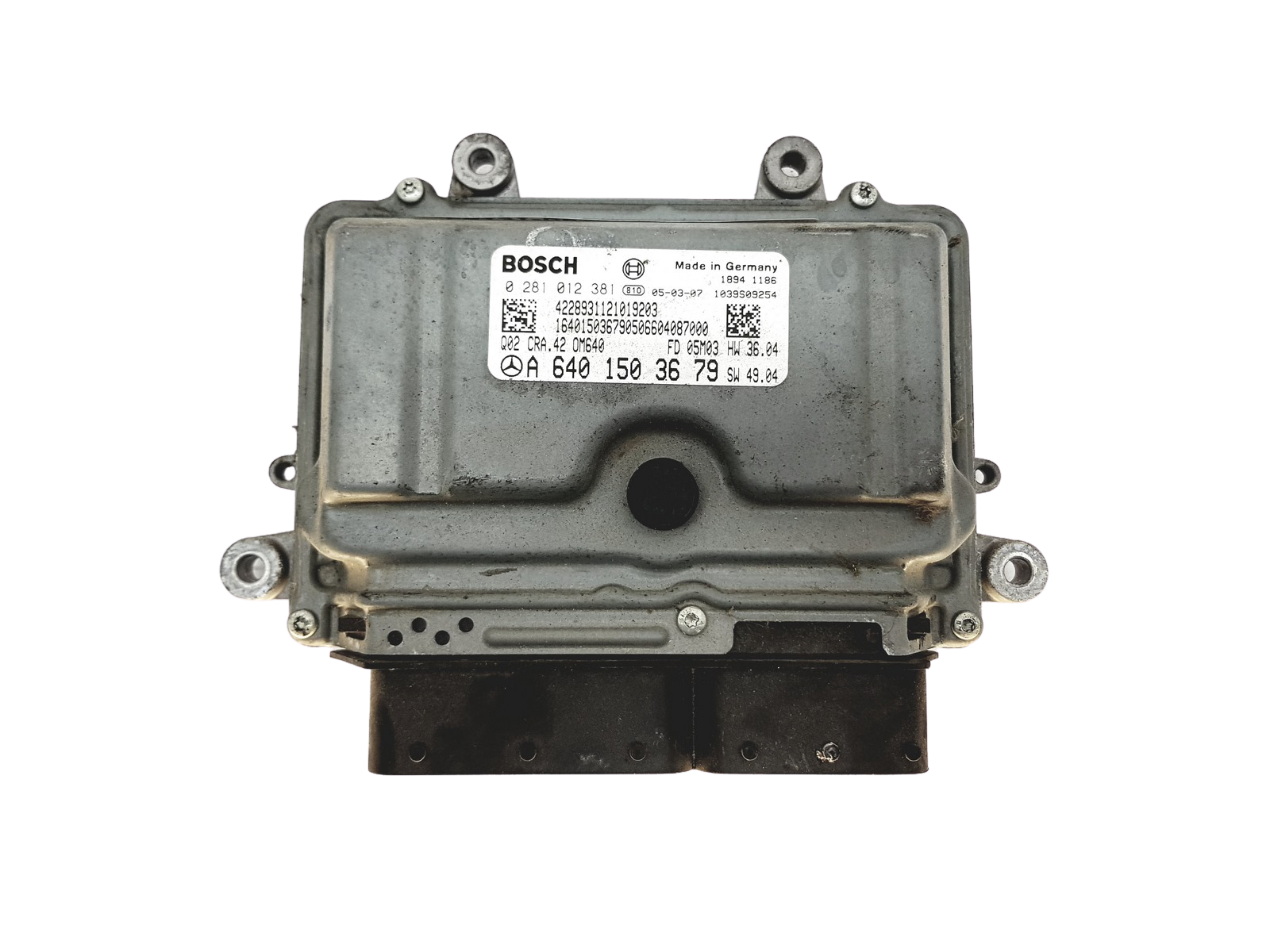 Steuergerät 0281012381 A6401503679 Mercedes Bosch 30476 main product photo