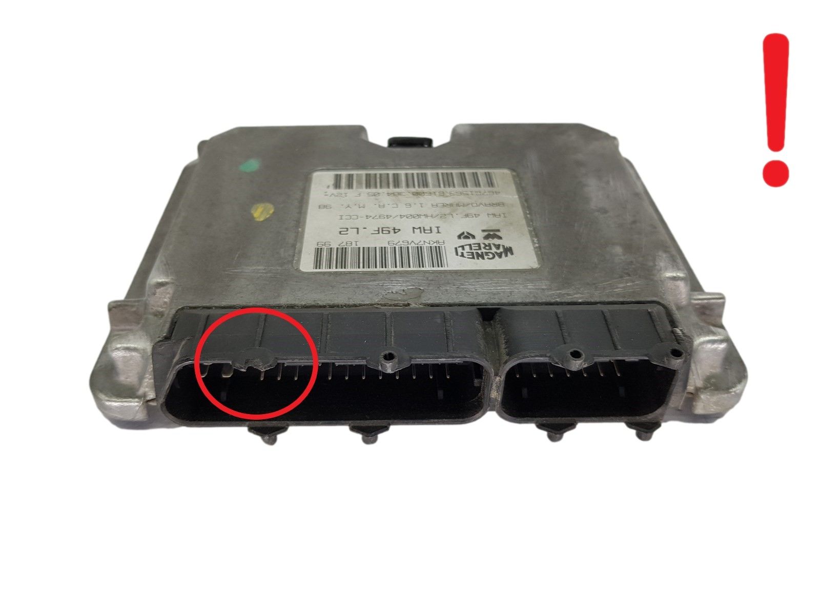 Steuergerät 46761563 IAW 49F.L2 61600.384.05 Fiat Magneti Marelli main product photo