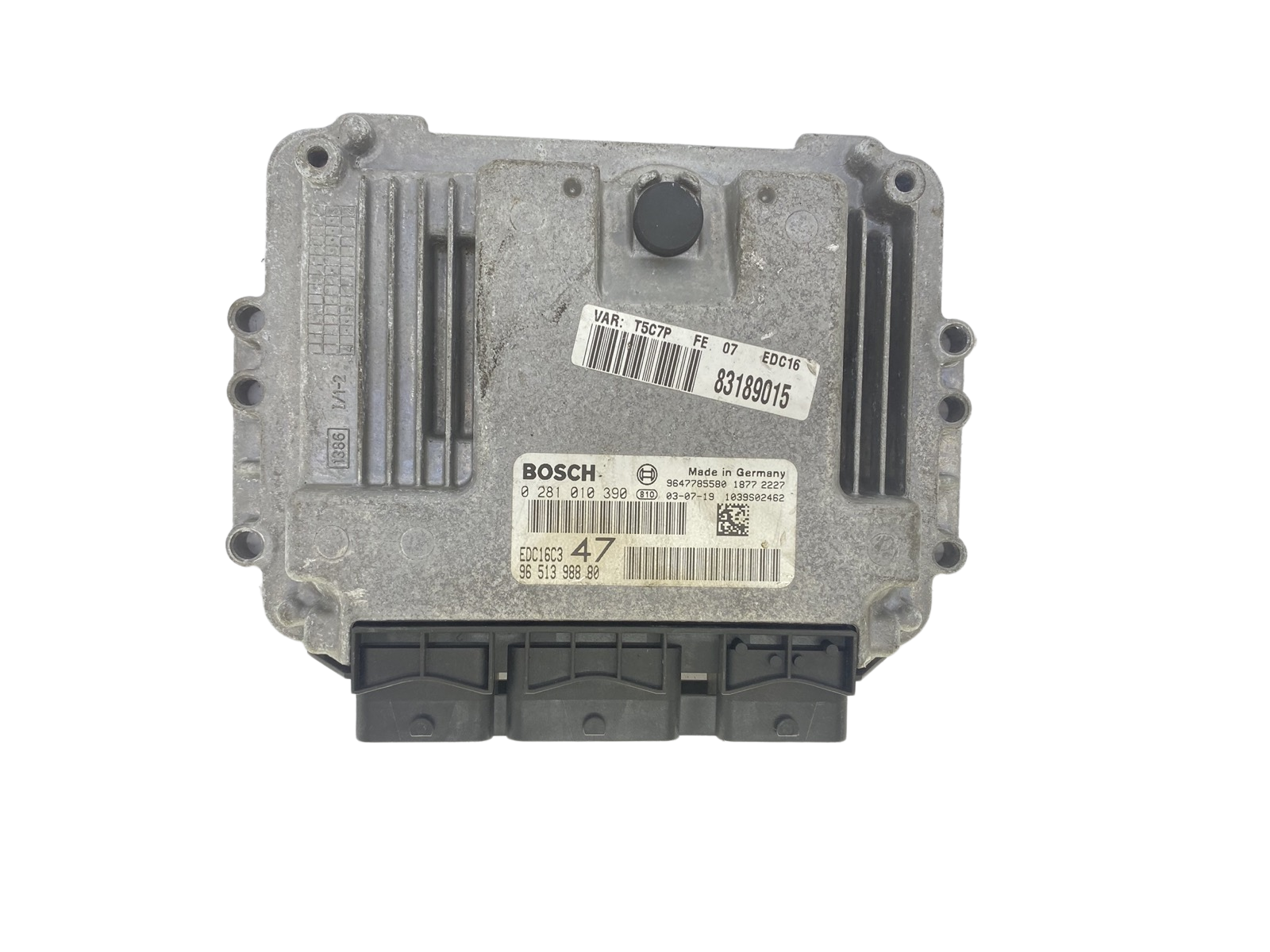 Steuergerät 0281010390 9651398880 9647785580 PSA Bosch 57355 main product photo