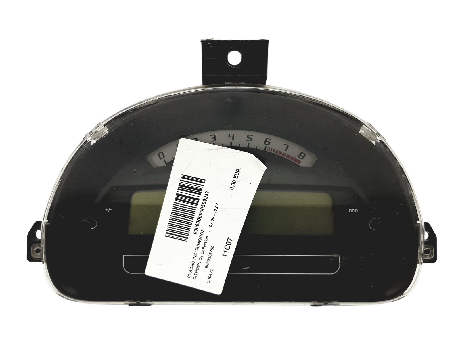 Tacho Kombiinstrument Citroen C2 C3 9660225780 D 02 57963 main product photo