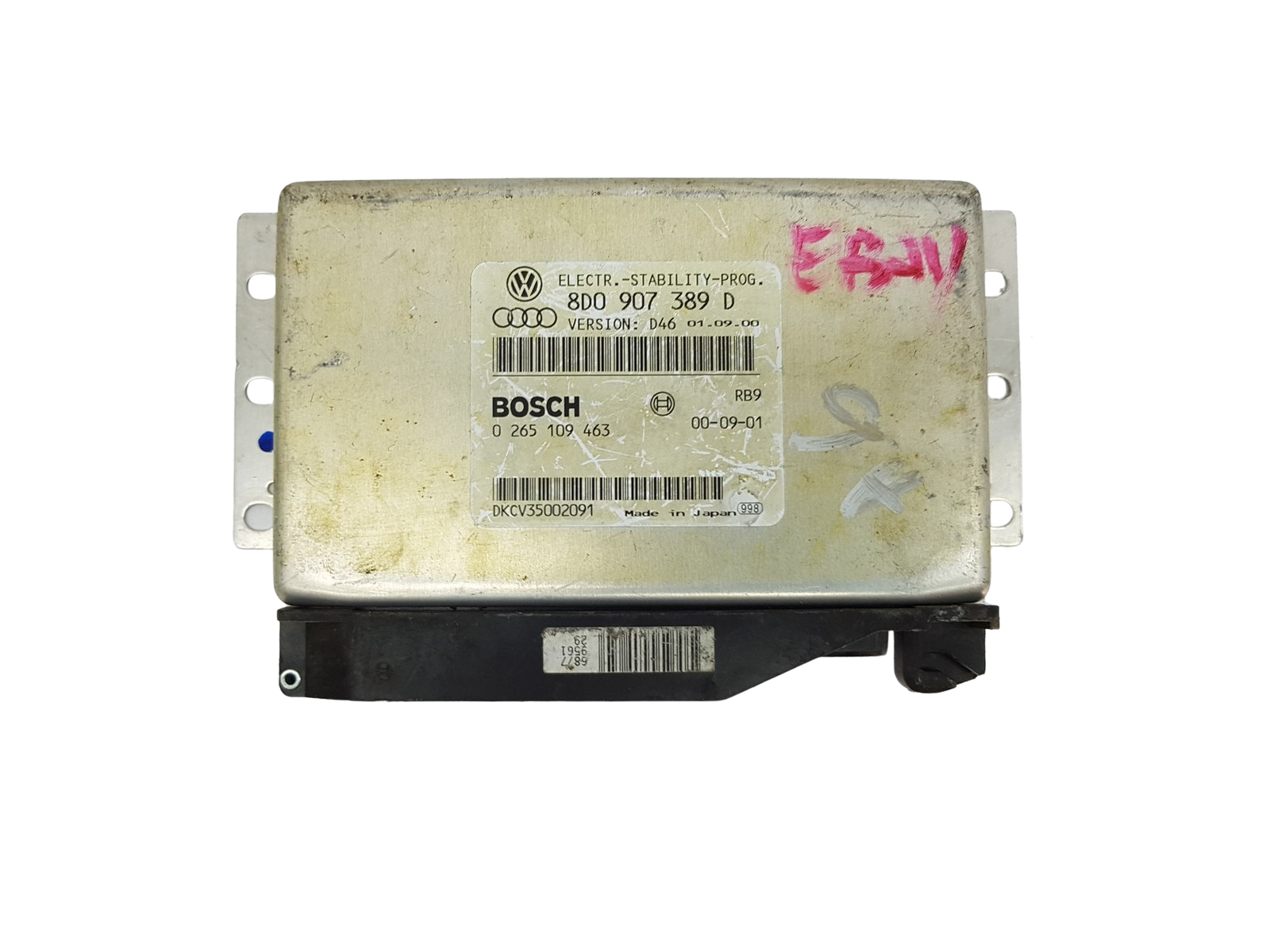 Steuergerät VW Audi 8D0907389D 0265109463 Bosch 16084 main product photo