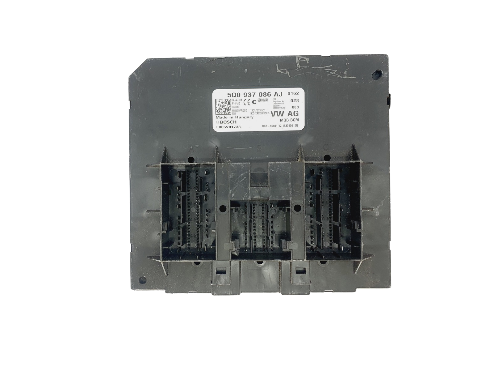 Steuergerät 5Q0937086AJ F005V01738 VW Skoda Bosch main product photo