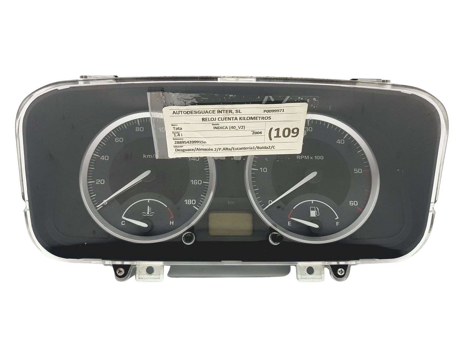 Tacho Kombiinstrument Tata Indica 288954209915N 50004 main product photo