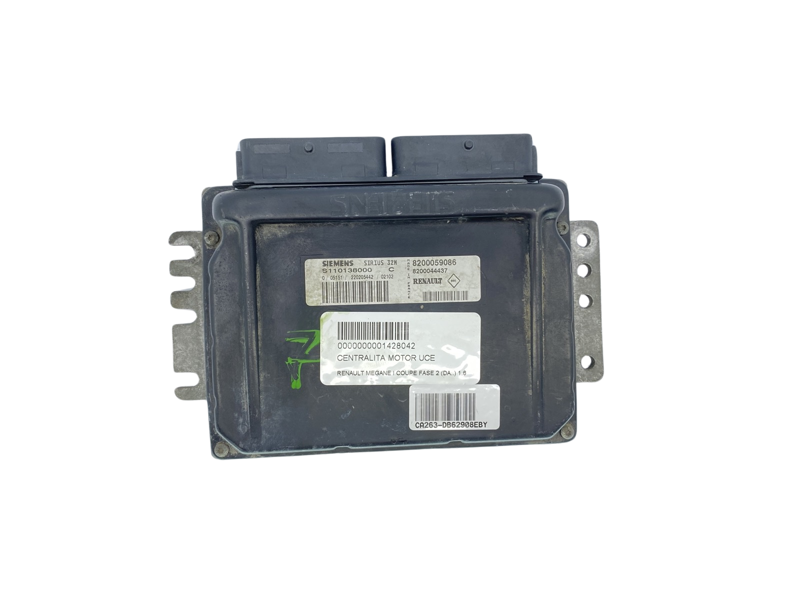 Steuergerät S110138000C 8200059086 8200044437 Renault Siemens 62908 main product photo