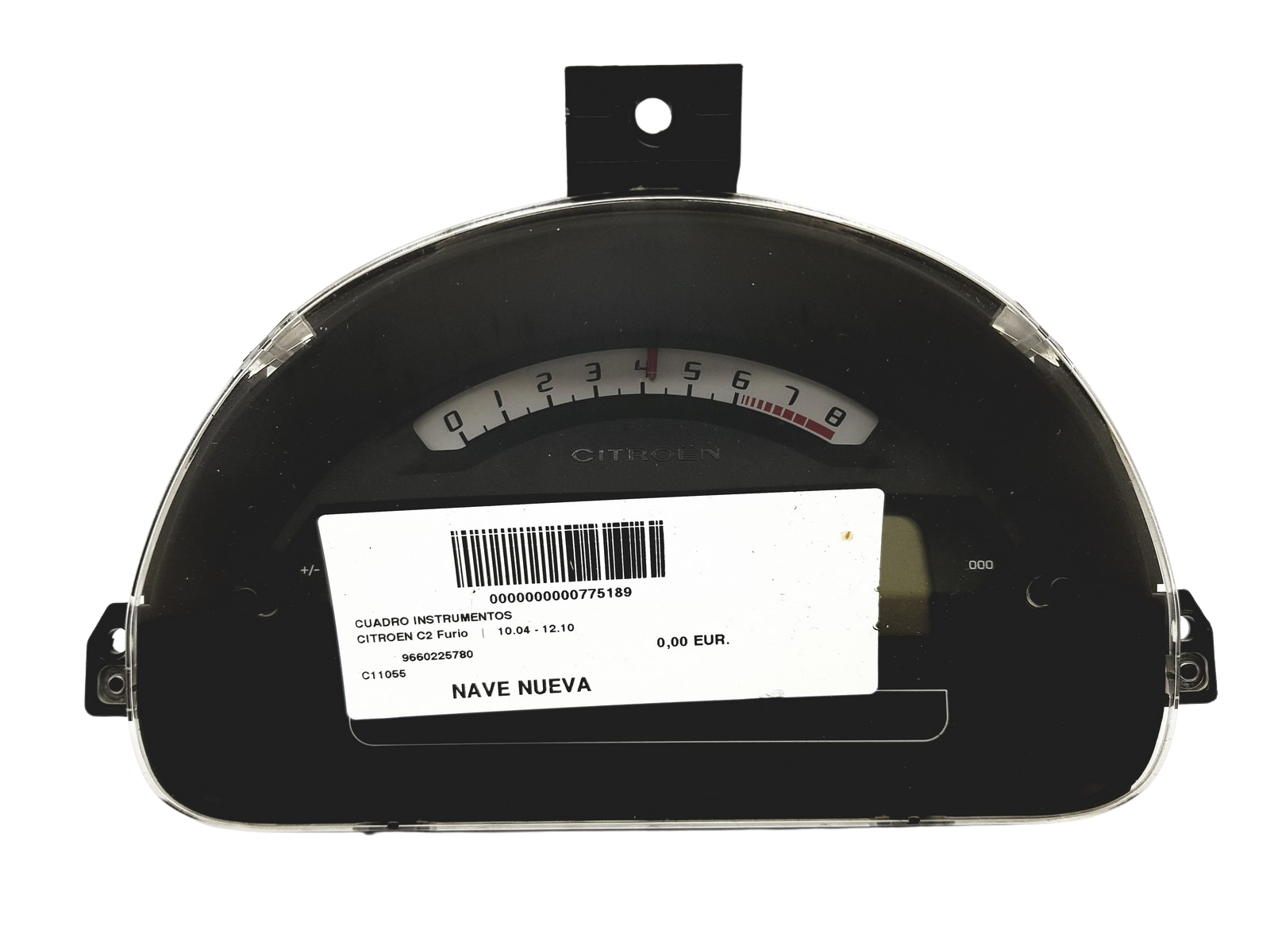 Tacho Kombiinstrument Citroen C2 C3 9660225780 D 01 58021 main product photo