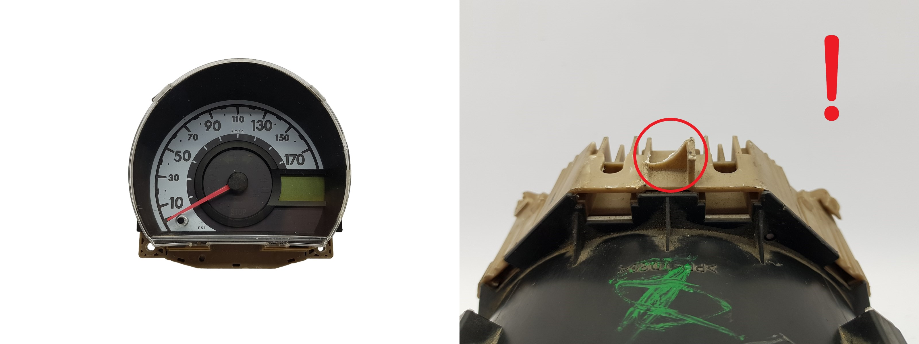 Tacho Kombiinstrument Aygo 107 C1 83800-0H010-C Toyota PSA 2667 main product photo