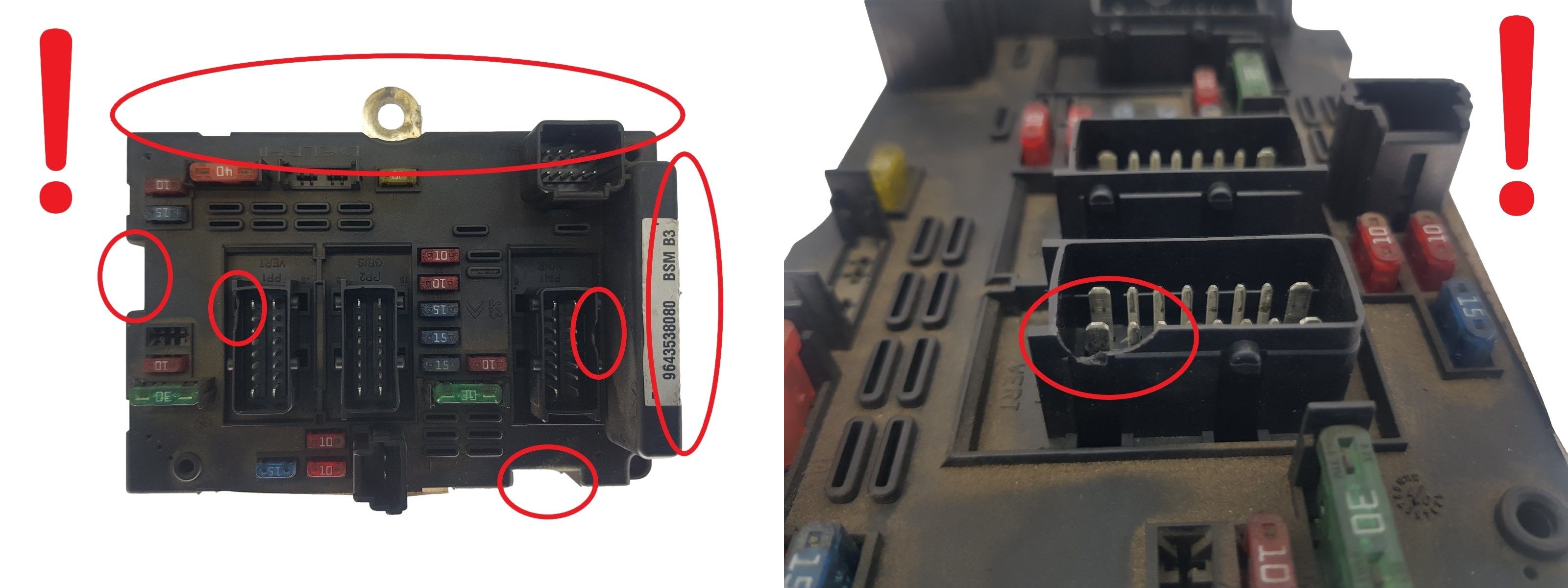 Steuergerät BSM B3 9643538080 PSA Delphi 1852 main product photo