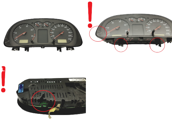 Tacho Kombiinstrument VW Golf MK4 1J0919860B 110008773003 53643 main product photo