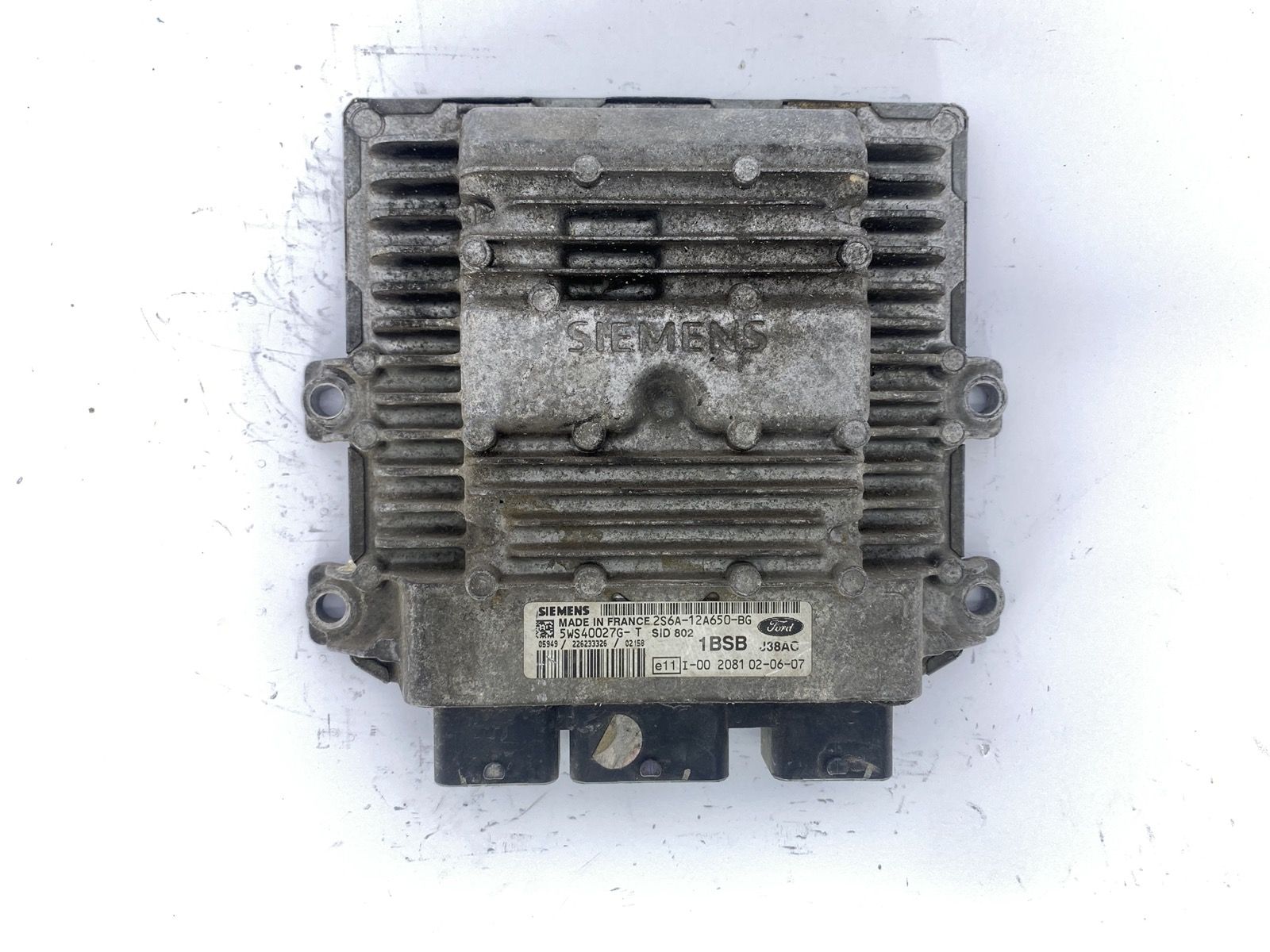 Steuergerät 2S6A-12A650-BG 5WS40027G-T SID 802 Ford Siemens 48222 main product photo