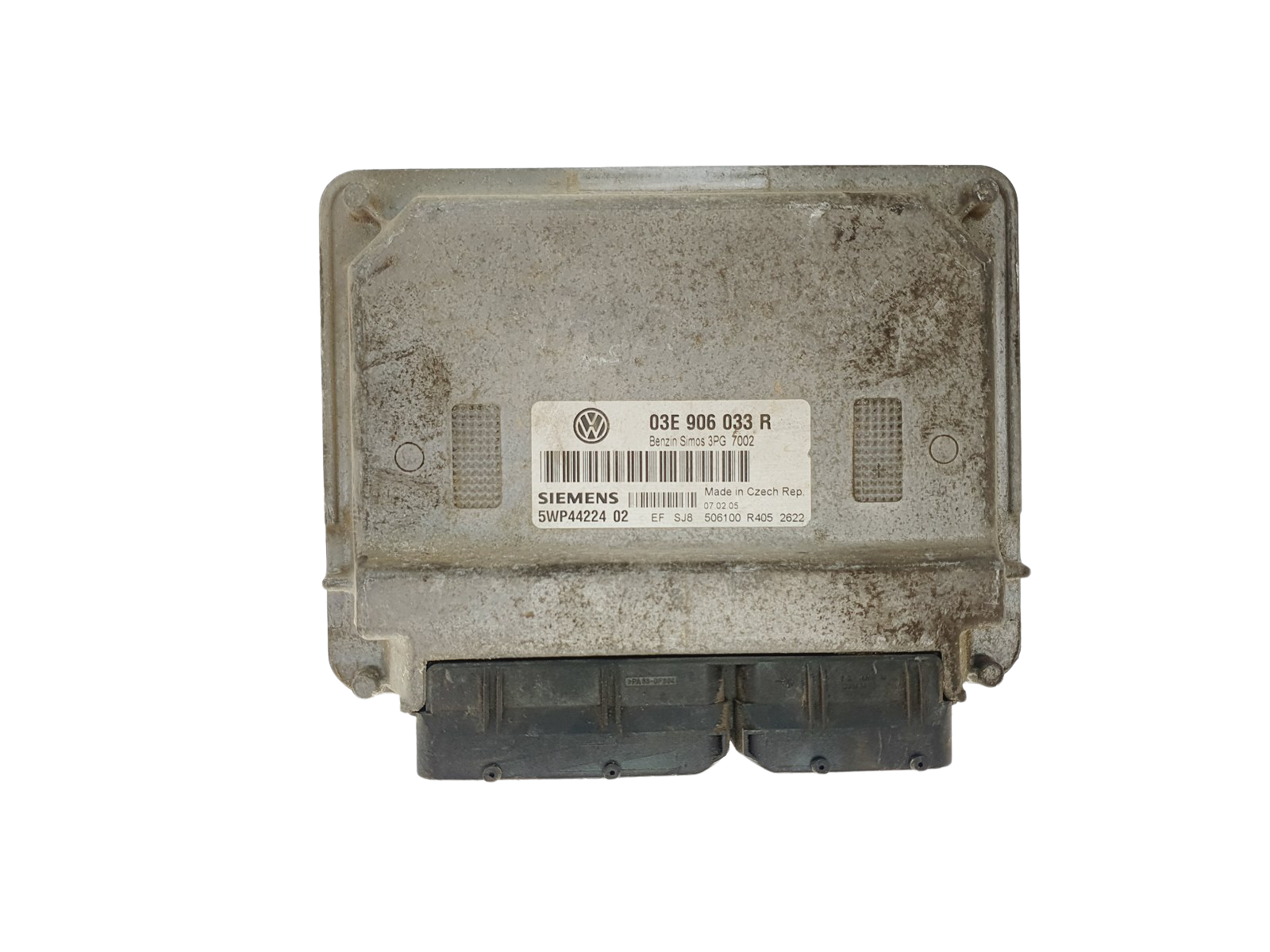 Steuergerät VW 03E906033R 5WP44224 02 Siemens 46079 main product photo