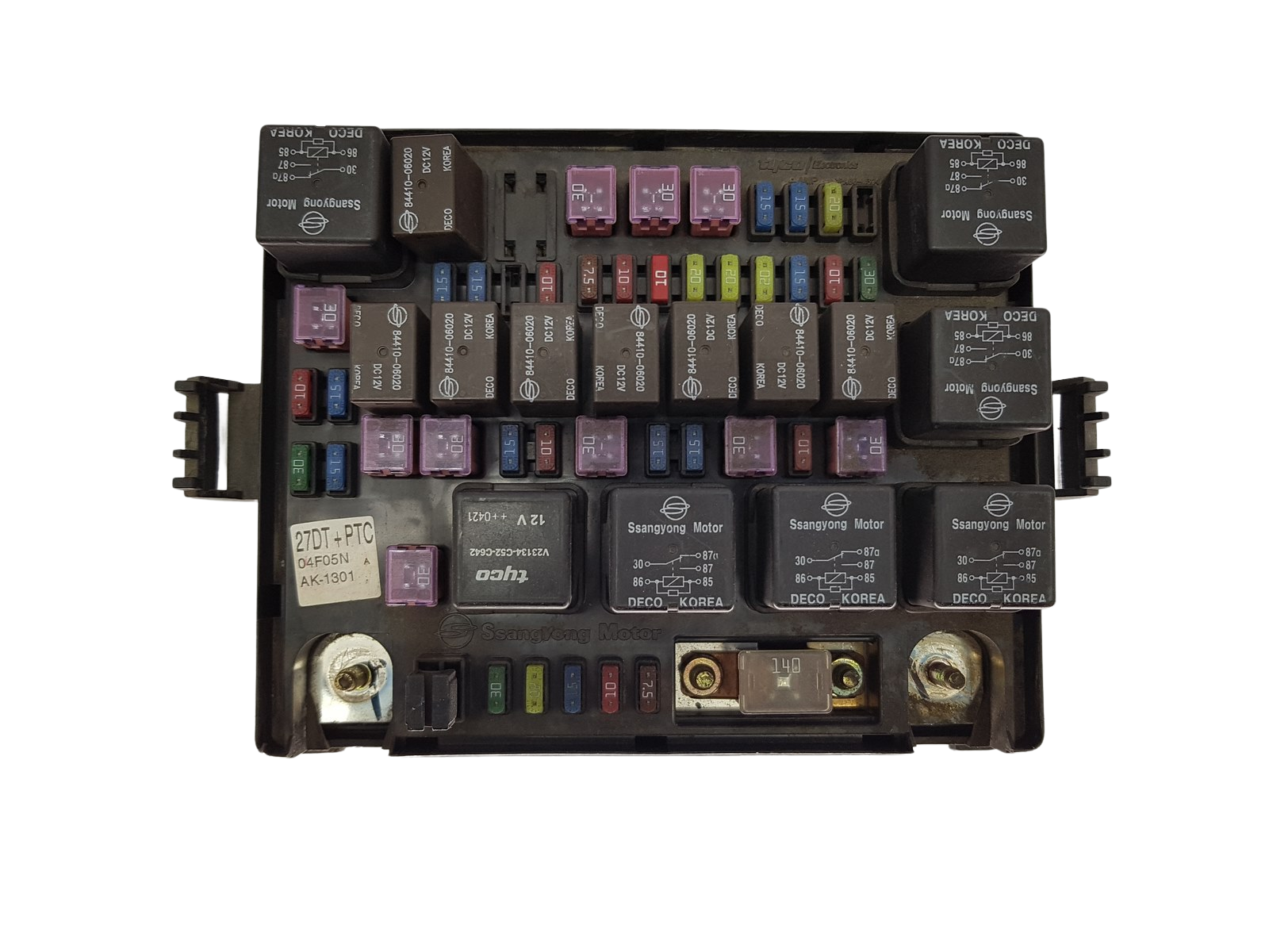 Sicherungskasten Relaiskasten Ssang Yong 27DT+PTC 04F05N AK-1301 main product photo