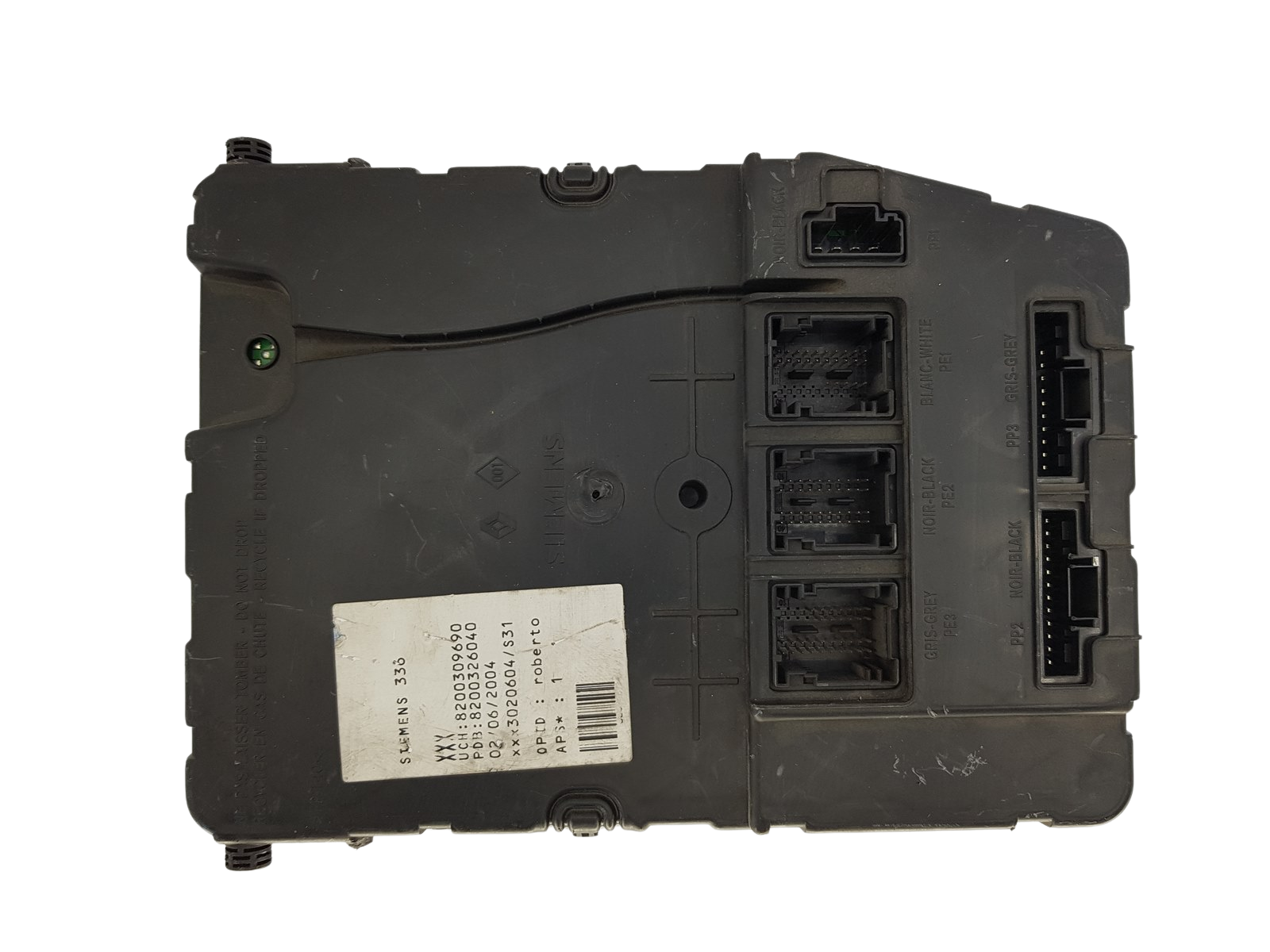 Steuergerät UCH X84 N2 8200309690 S118400220D Renault Siemens 1185 main product photo