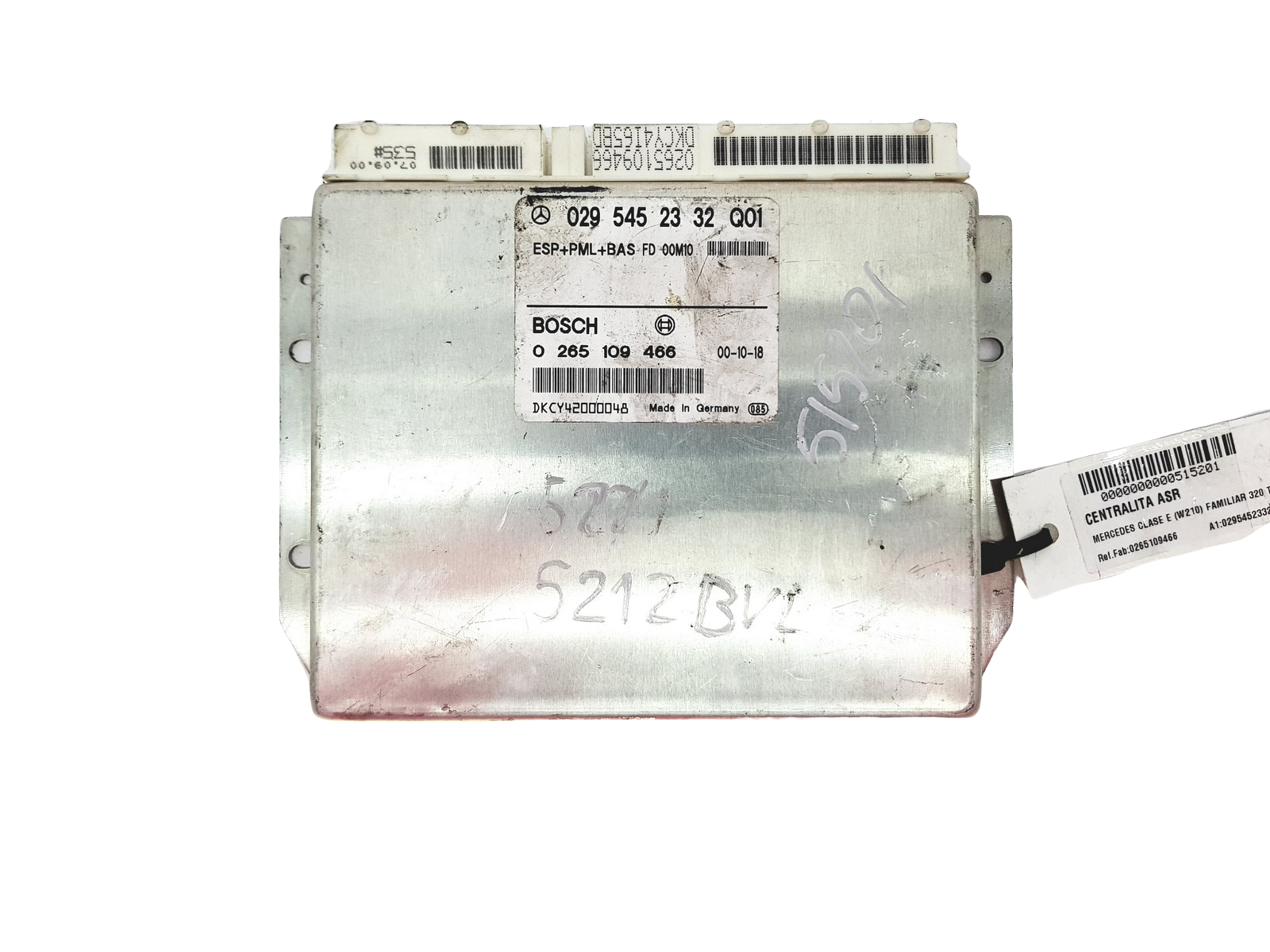 Steuergerät 0265109466 0295452332 Mercedes Bosch 23900 main product photo
