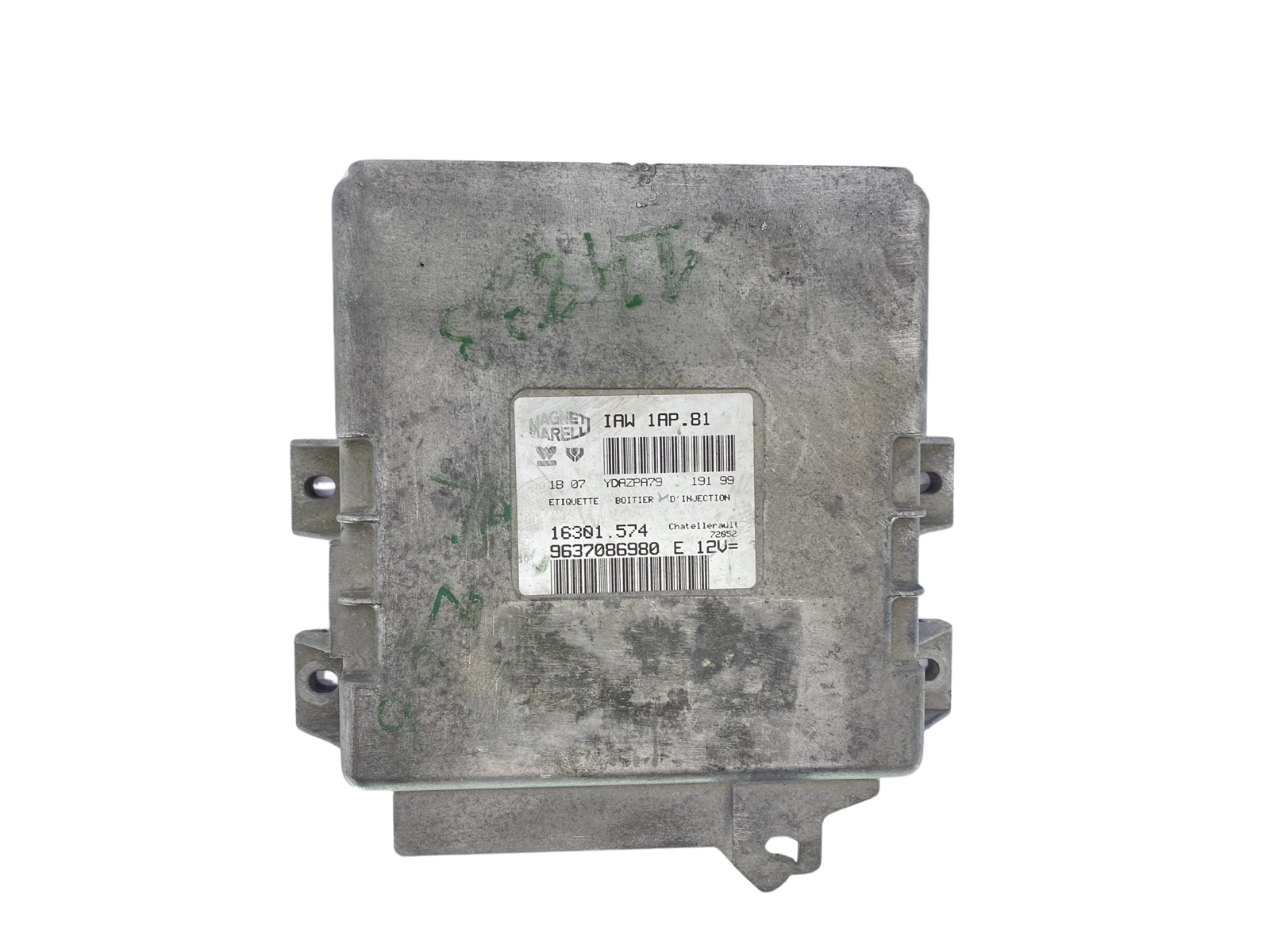 Steuergerät 9637086980 16301.574 IAW1AP.81 PSA Magneti Marelli 63206 main product photo