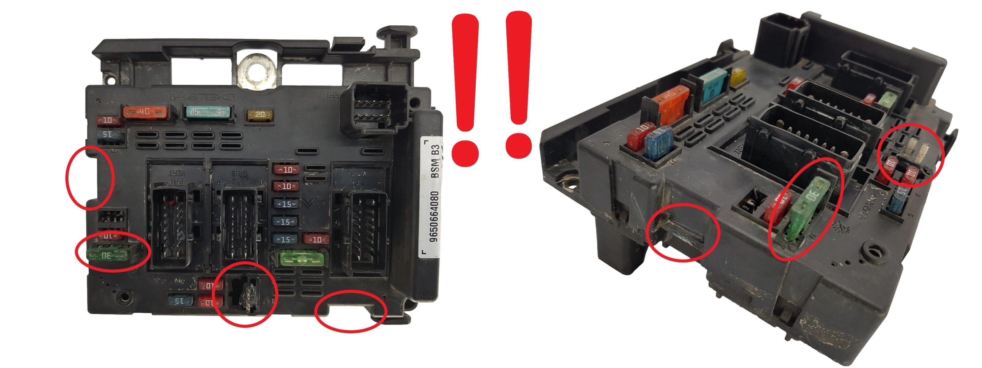 Steuergerät BSM B3 9650664080 PSA Delphi 1375 main product photo