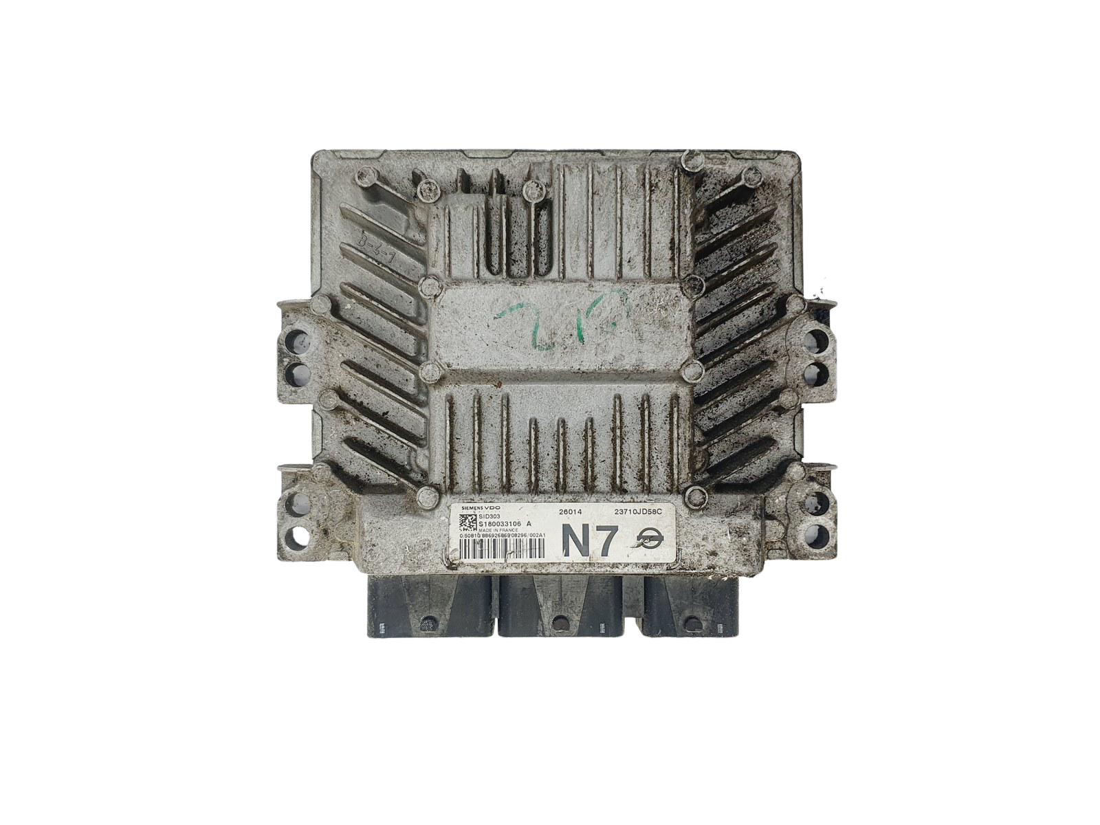 Steuergerät S180033106A 23710JD58C SID303 Nissan Siemens main product photo