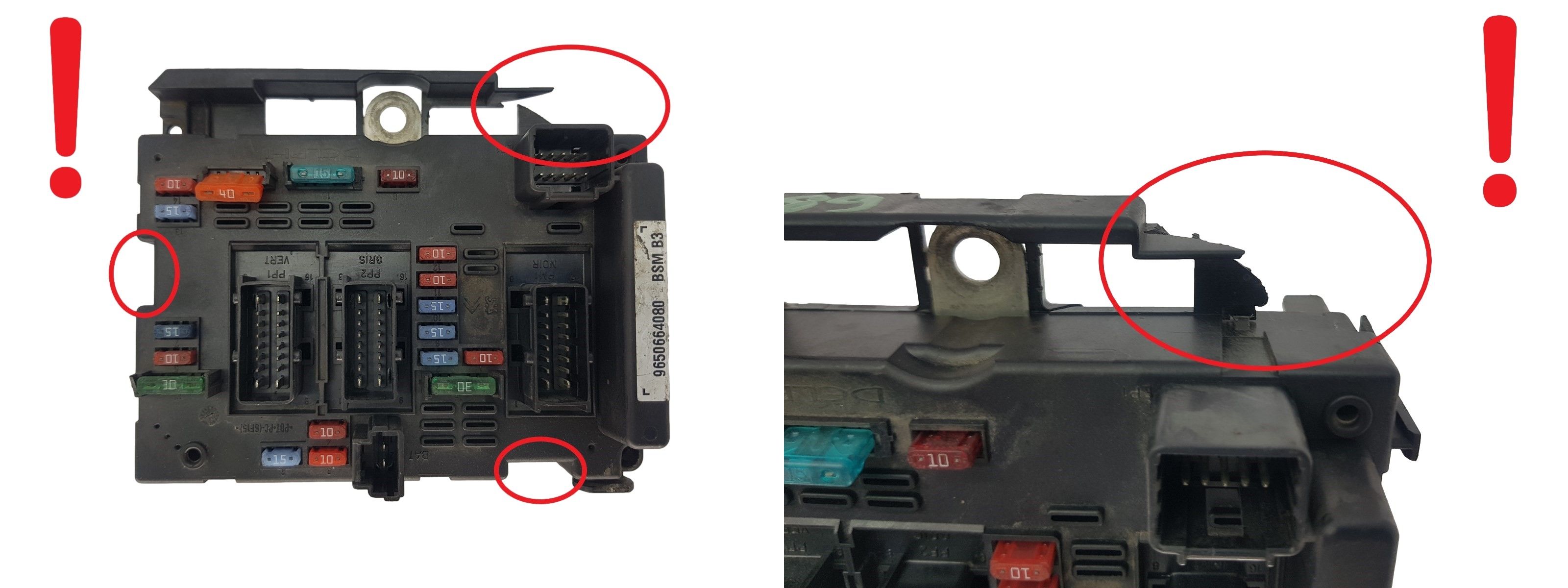 Steuergerät BSM B3 9650664080 PSA Delphi 2060 main product photo