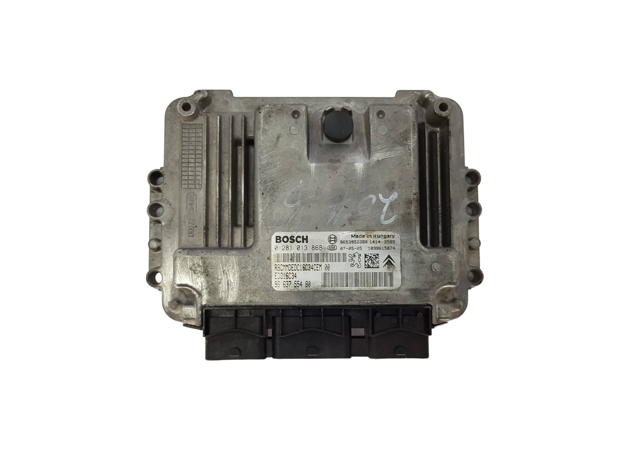 Steuergerät 0281013868 9663755480 9653958980 PSA Bosch 18639 main product photo
