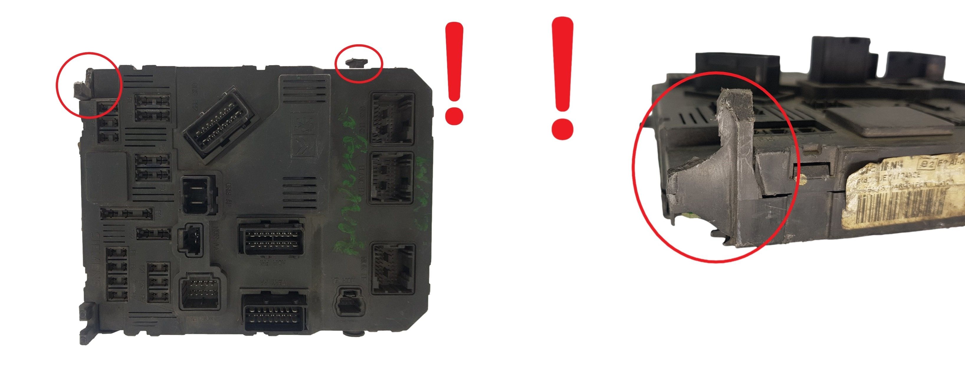 Steuergerät BSI E01-00 S118085320C 9652474680 PSA Siemens 1912 main product photo