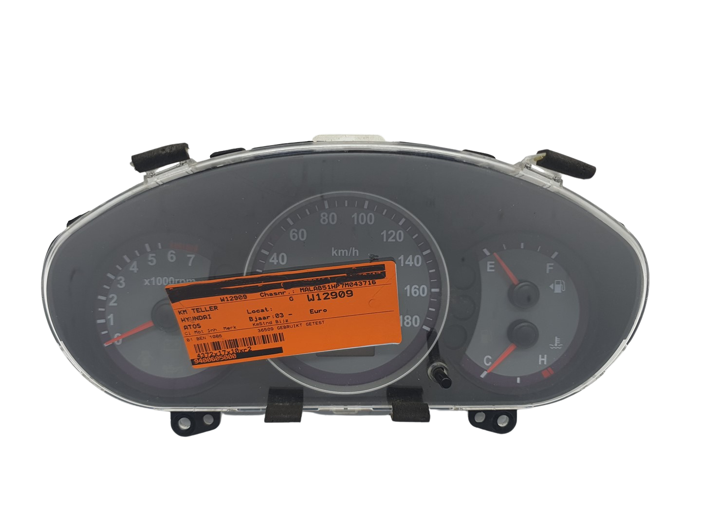 Tacho Kombiinstrument Hyundai Atos 94006-05000 9400605000 60907 main product photo