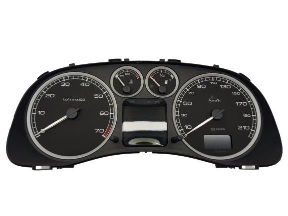 Tacho Kombiinstrument Peugeot 307 9645768480 E 01 18813 main product photo