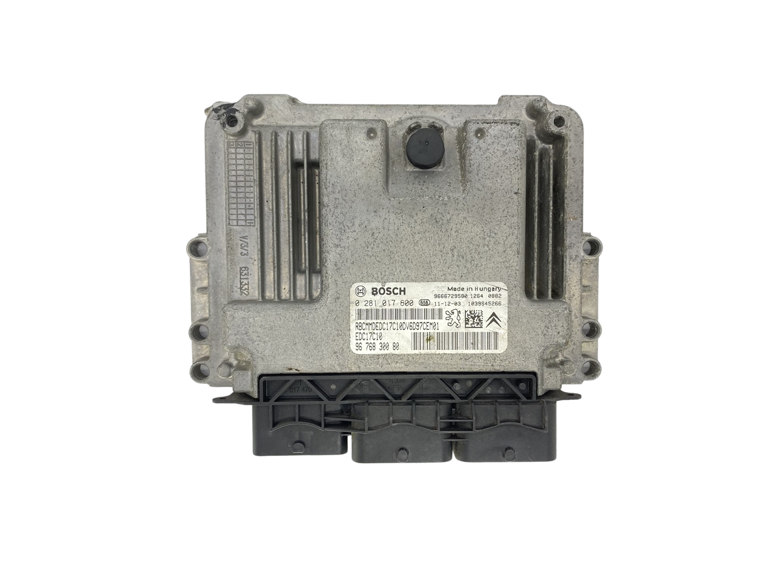 Steuergerät 9676830080 0281017600 9666729580 PSA Bosch 57064 main product photo